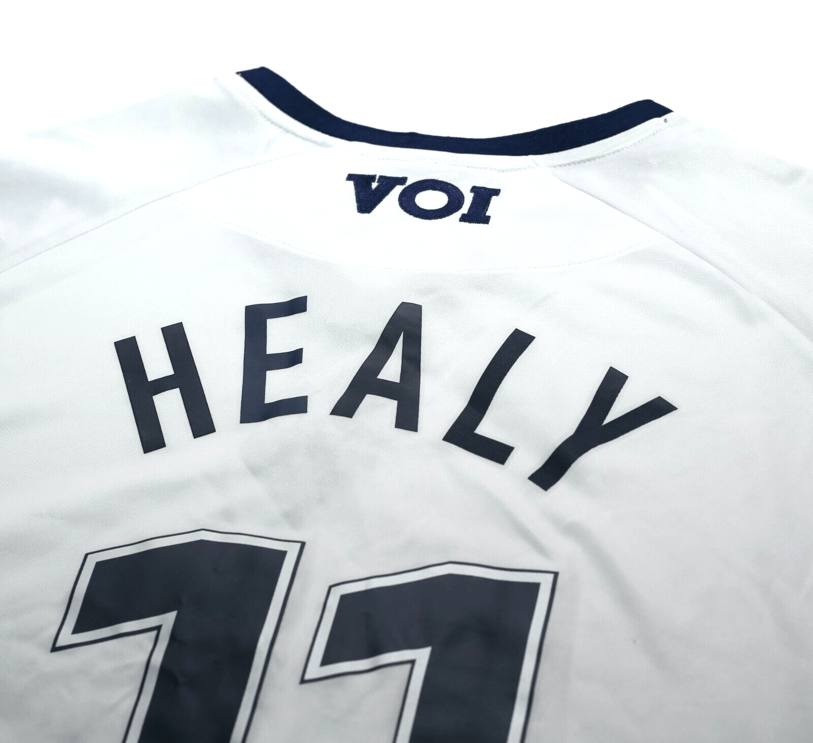 2002/03 David HEALY #11 Preston North End MATCH WORN Home Football Shirt (L)