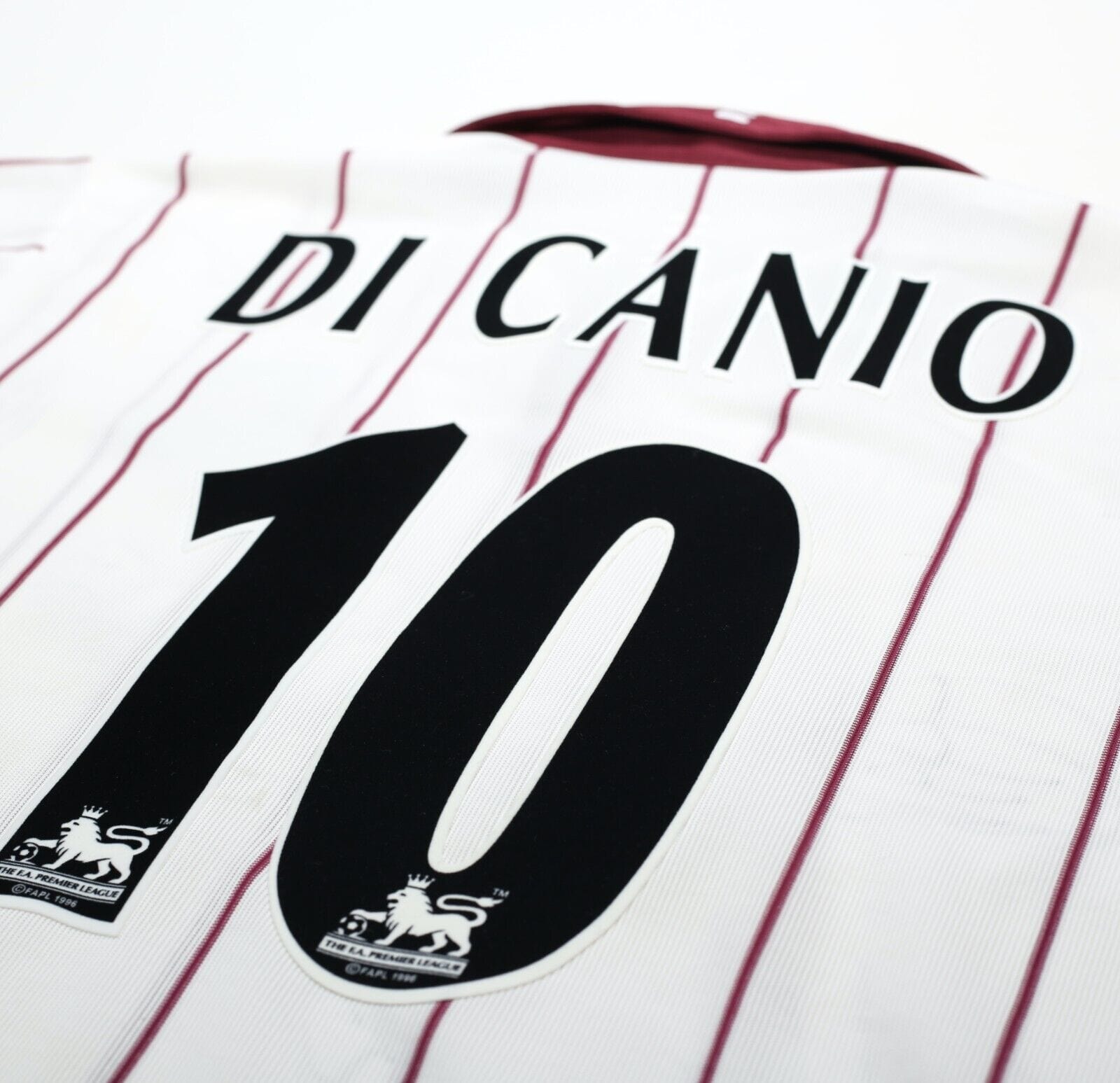 2002/03 DI CANIO #10 West Ham United FILA Away SIGNED Football Shirt (L) BNWOT