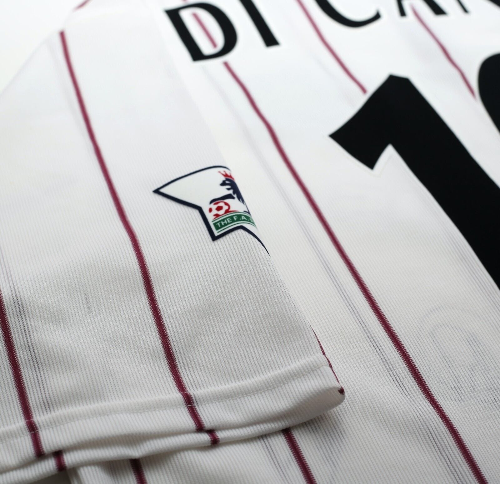 2002/03 DI CANIO #10 West Ham United FILA Away SIGNED Football Shirt (L) BNWOT