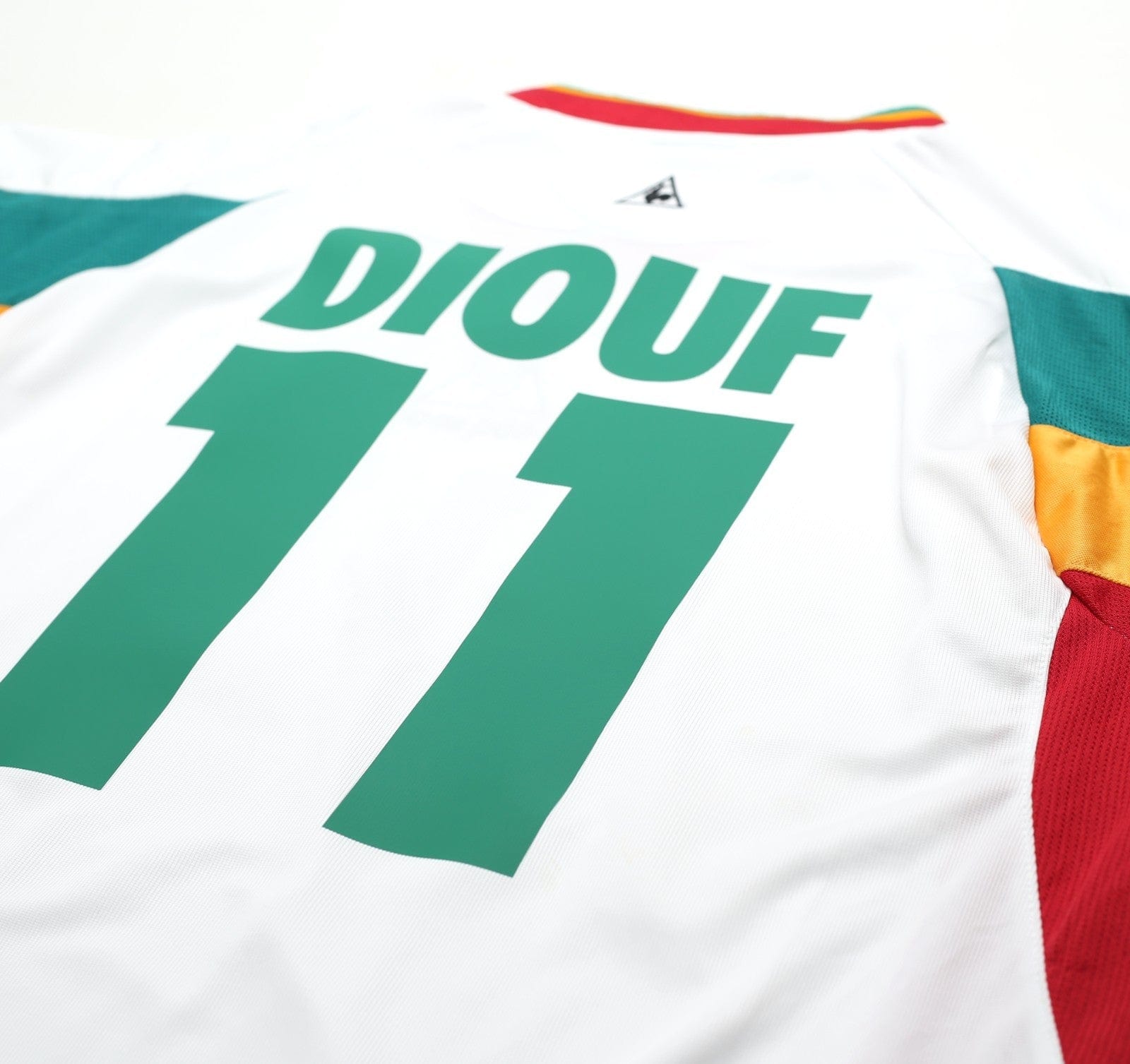 2002/03 DIOUF #11 Senegal Vintage LCS Home Football Shirt (XL/XXL)