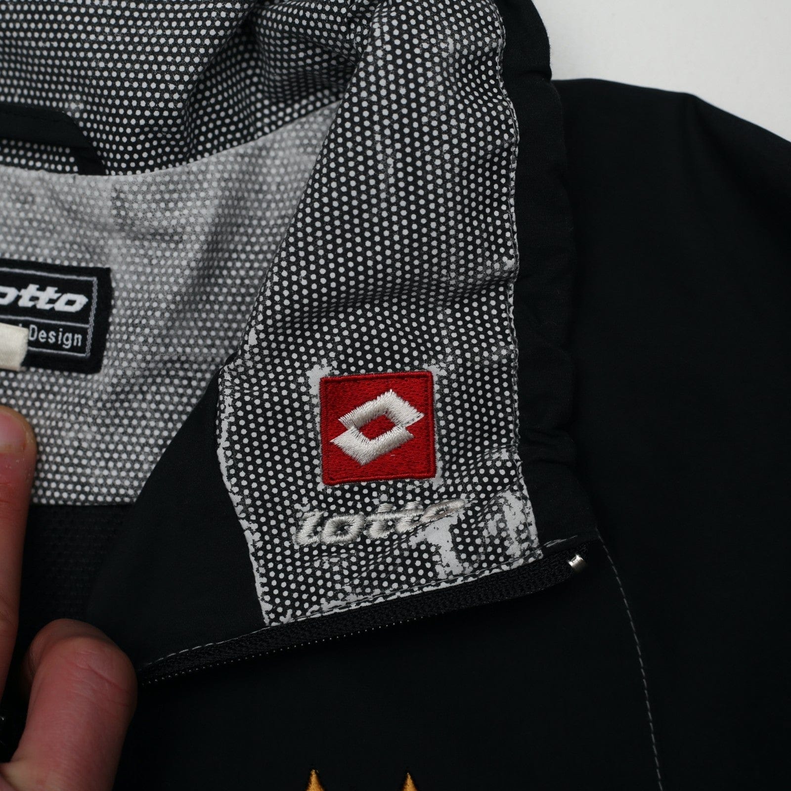 2002/03 Juventus Vintage Lotto Football Track Top Jacket (L)