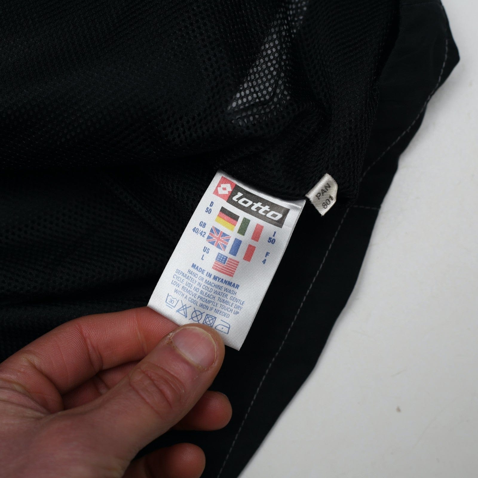 2002/03 Juventus Vintage Lotto Football Track Top Jacket (L)