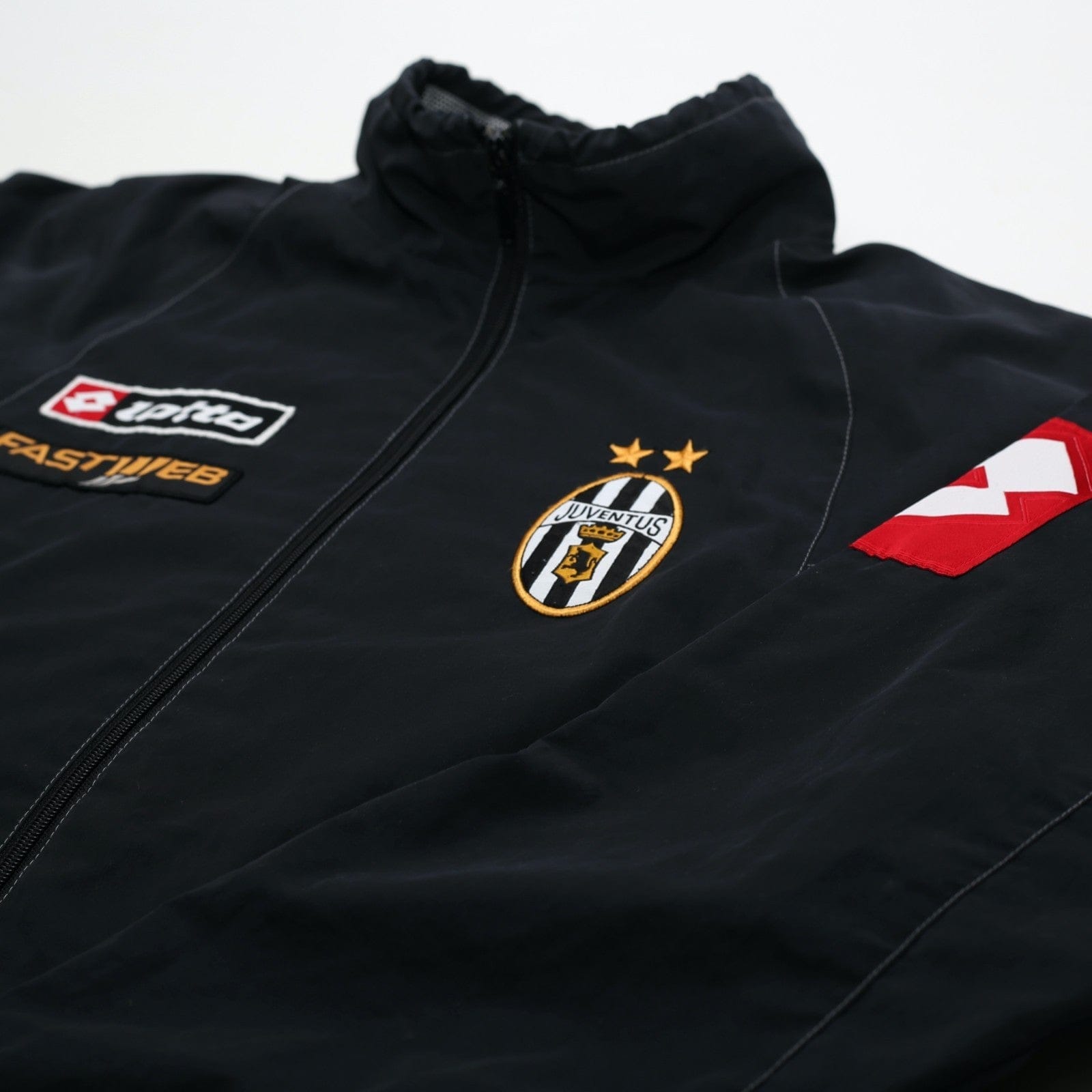 2002/03 Juventus Vintage Lotto Football Track Top Jacket (L)