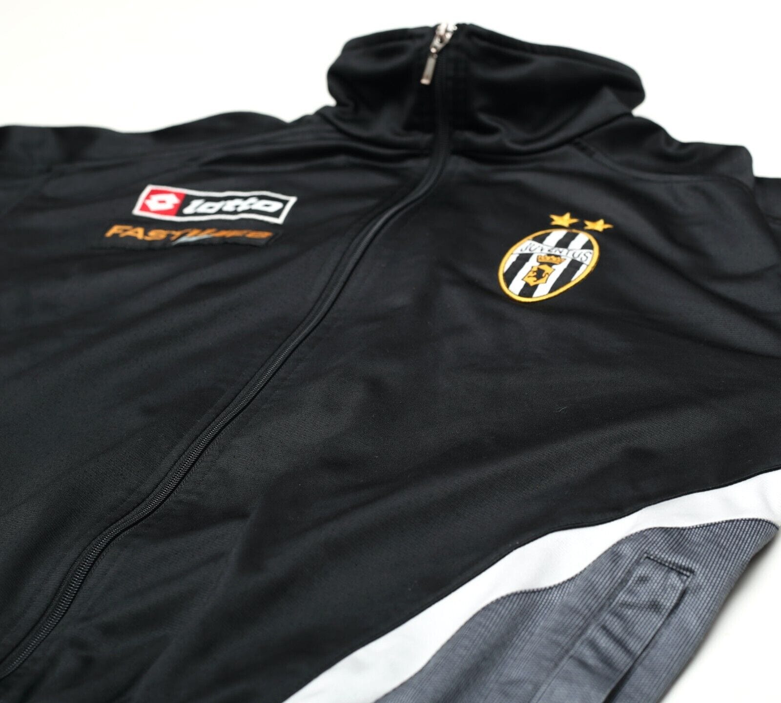 2002/03 JUVENTUS Vintage Lotto Track Top Jacket (S/M) Del Piero, Nedved Era