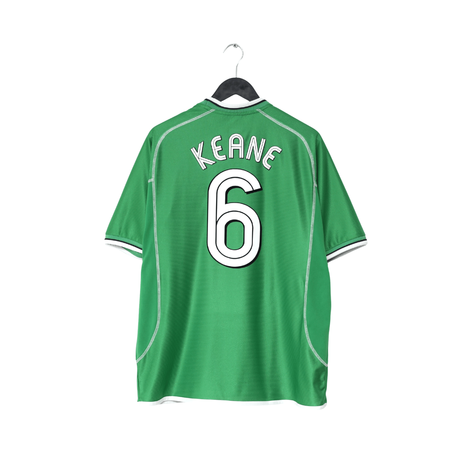 2002/03 KEANE #6 Ireland Vintage Umbro Home Football Shirt (L)
