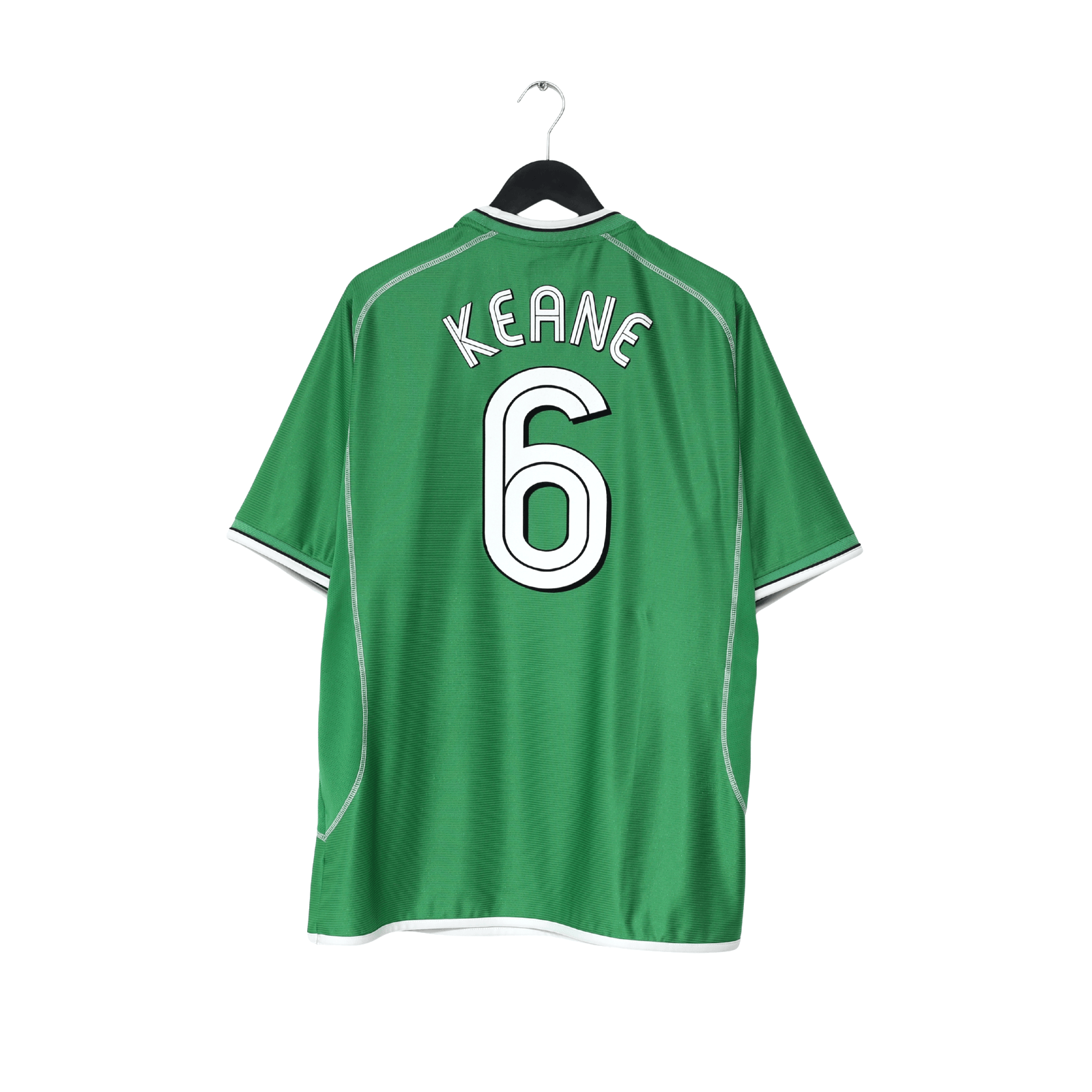 2002/03 KEANE #6 Ireland Vintage Umbro Home Football Shirt (XL)
