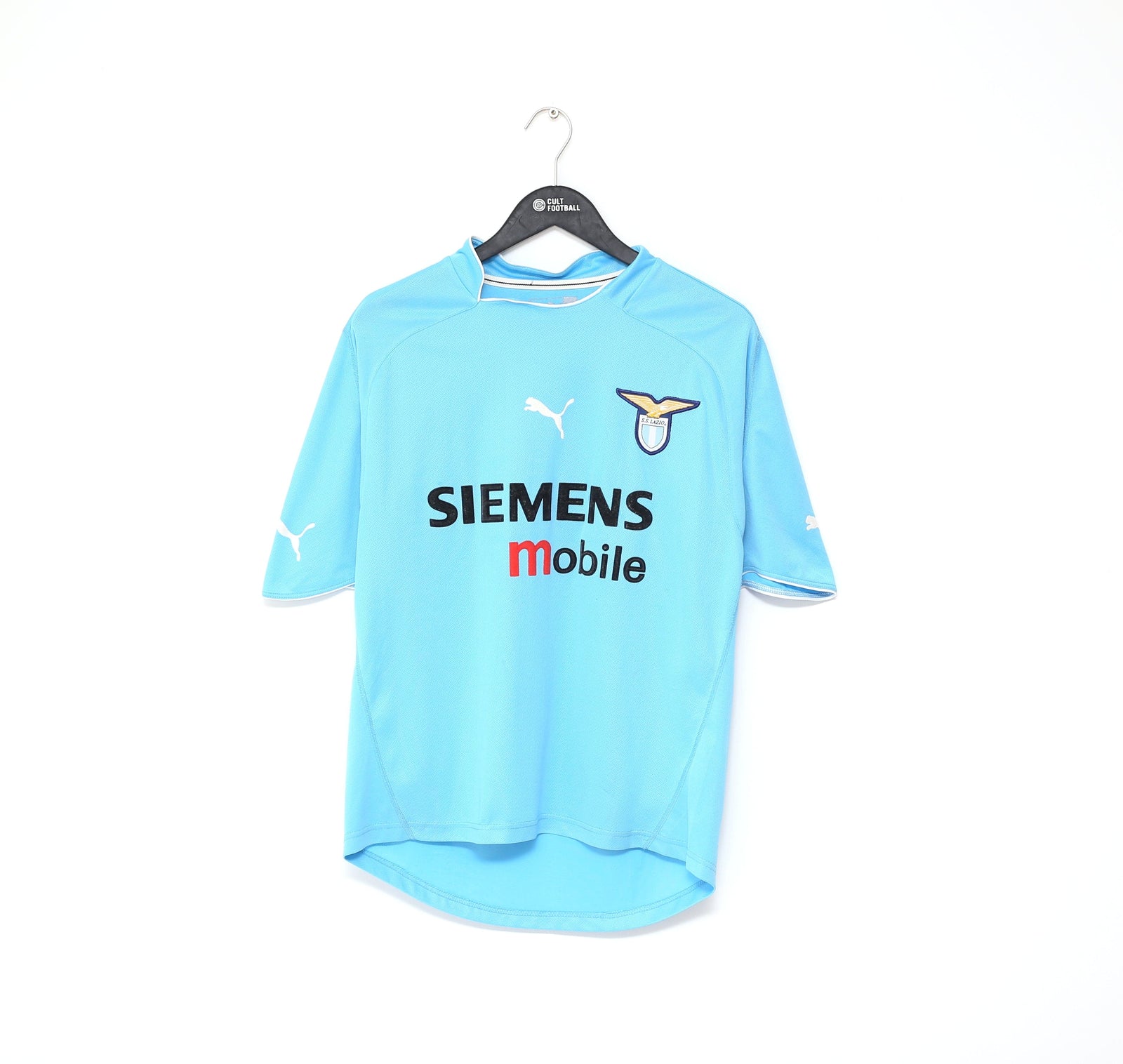 2002/03 LAZIO Vintage Puma Home Football Shirt Jersey (M/L)