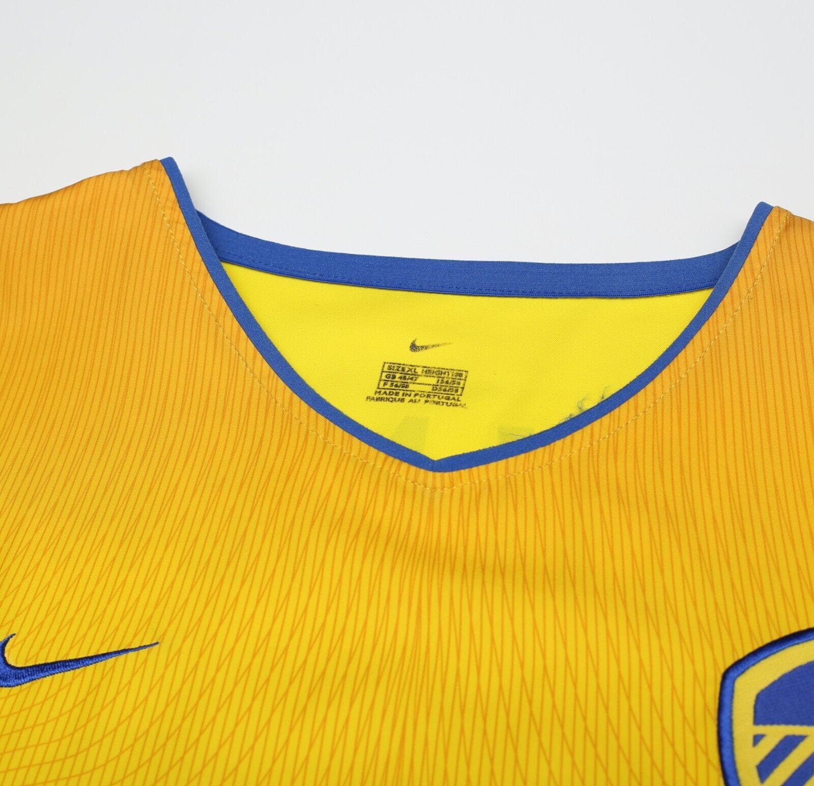 2002/03 MILNER #38 Leeds United Vintage Nike Away Football Shirt Jersey (XL)