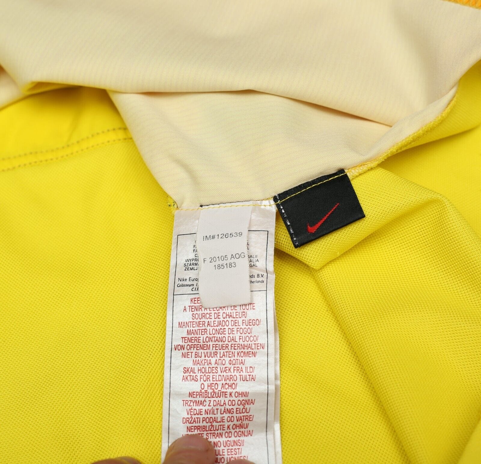 2002/03 MILNER #38 Leeds United Vintage Nike Away Football Shirt Jersey (XL)