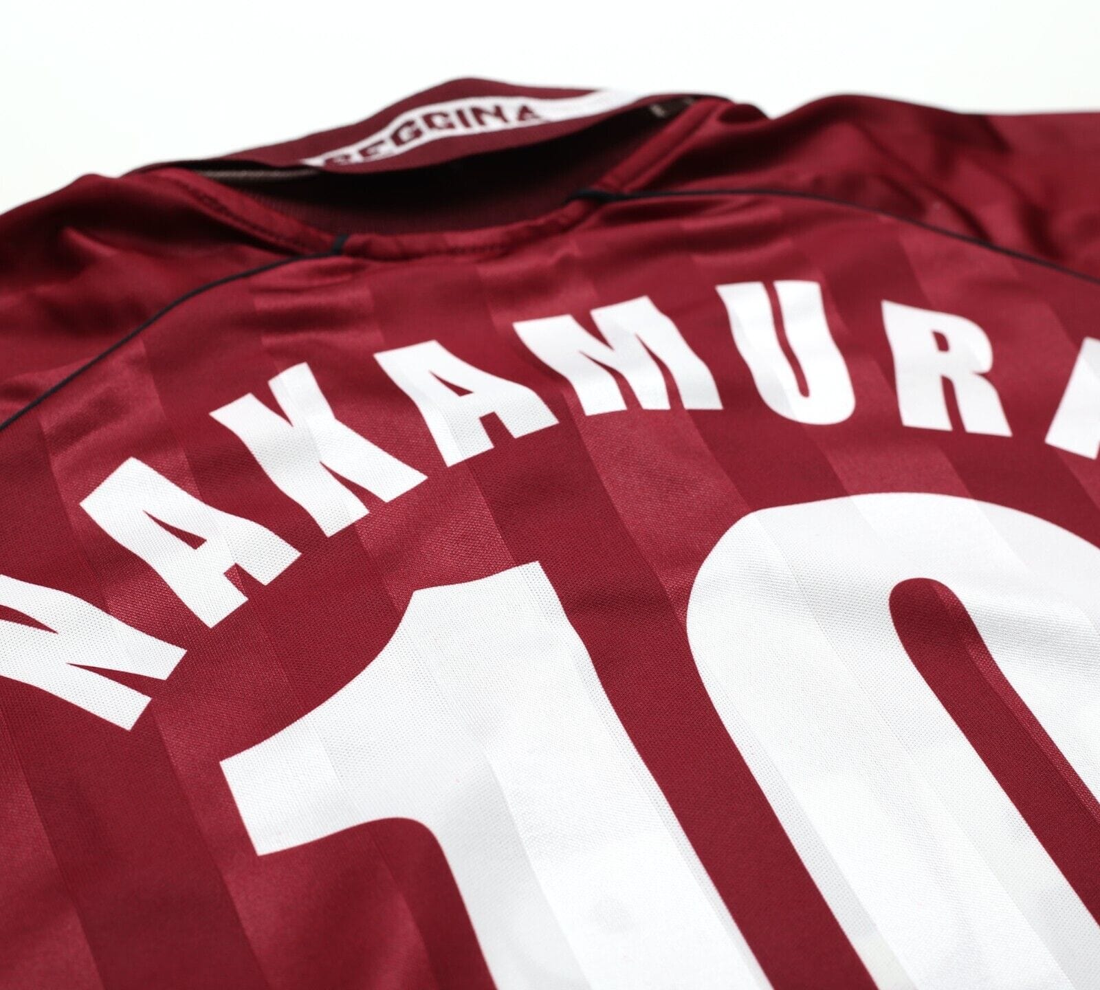 2002/03 NAKAMURA Reggina Vintage Asics Home Football Shirt Jersey (L)