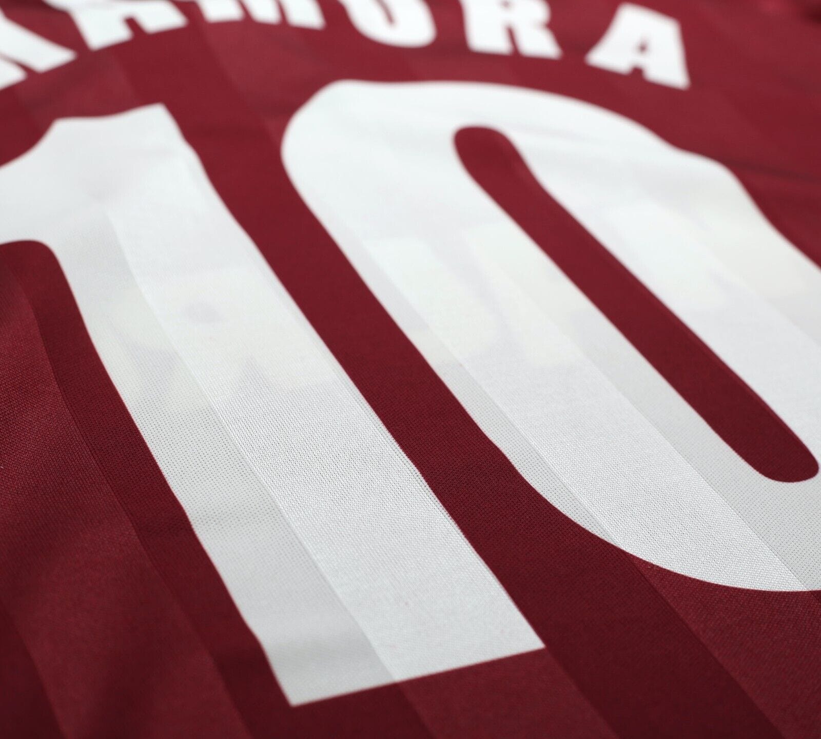 2002/03 NAKAMURA Reggina Vintage Asics Home Football Shirt Jersey (L)