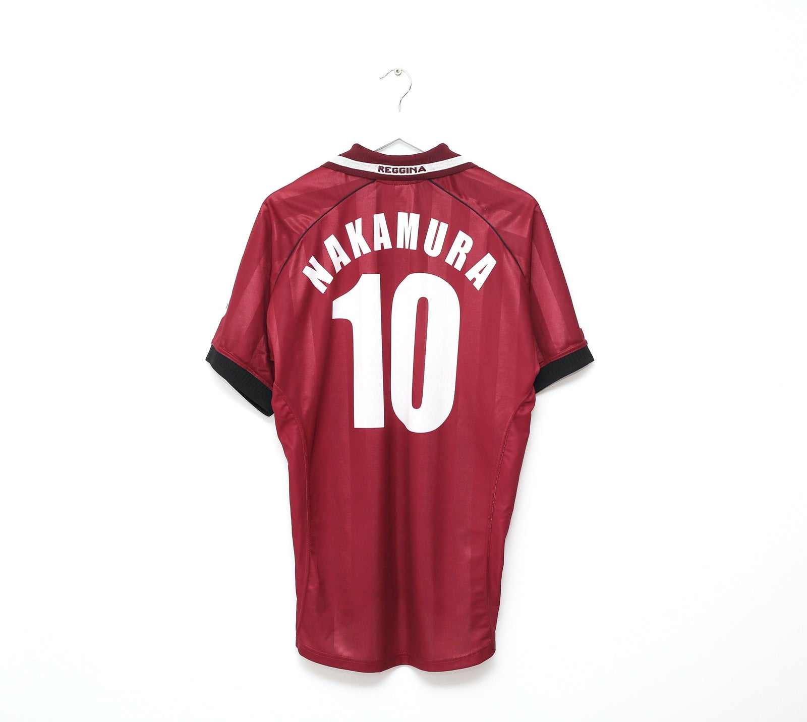 2002/03 NAKAMURA Reggina Vintage Asics Home Football Shirt Jersey (L)