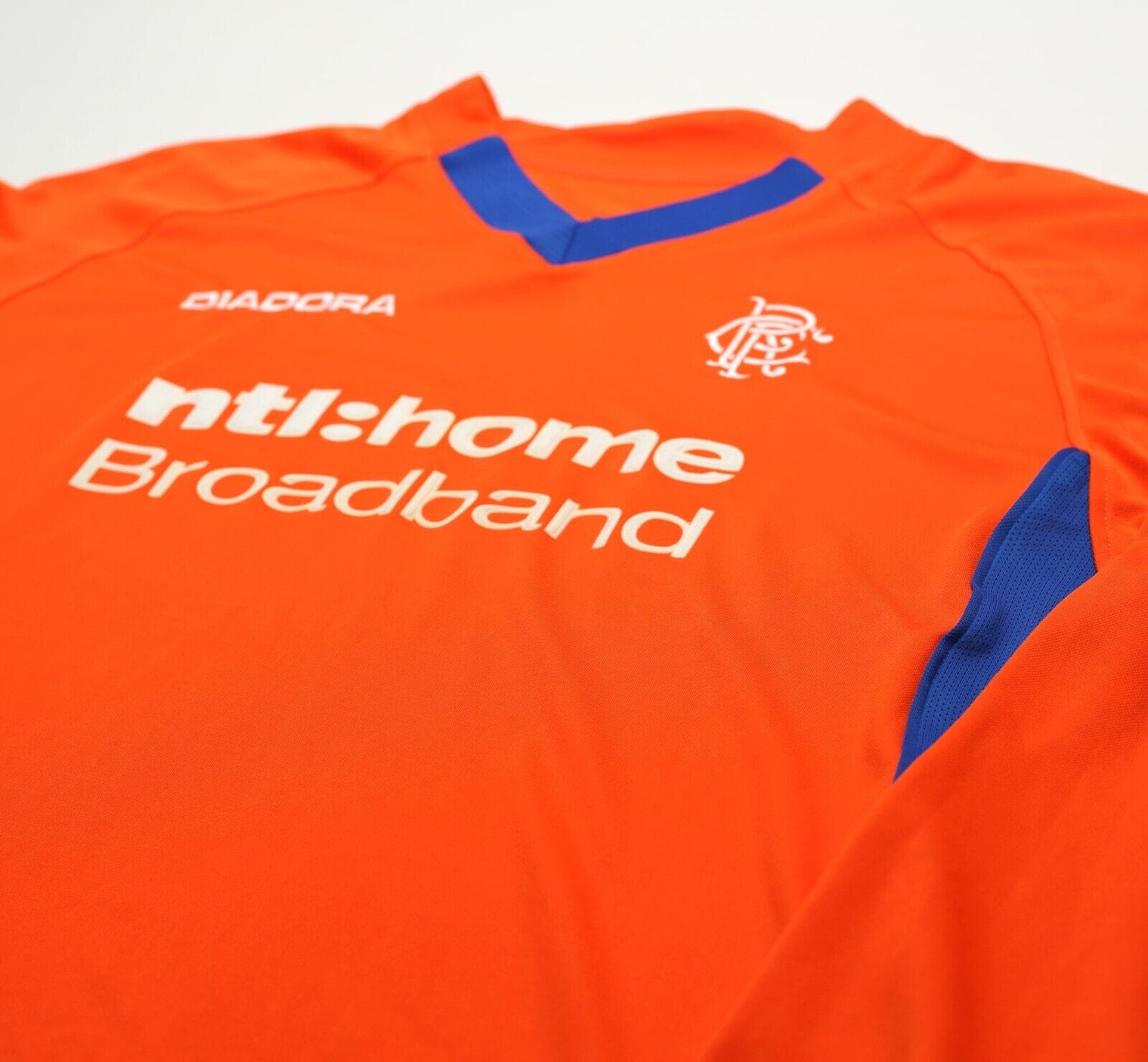 2002/03 RANGERS Vintage Diadora Away Long Sleeve Football Shirt Jersey (XL)