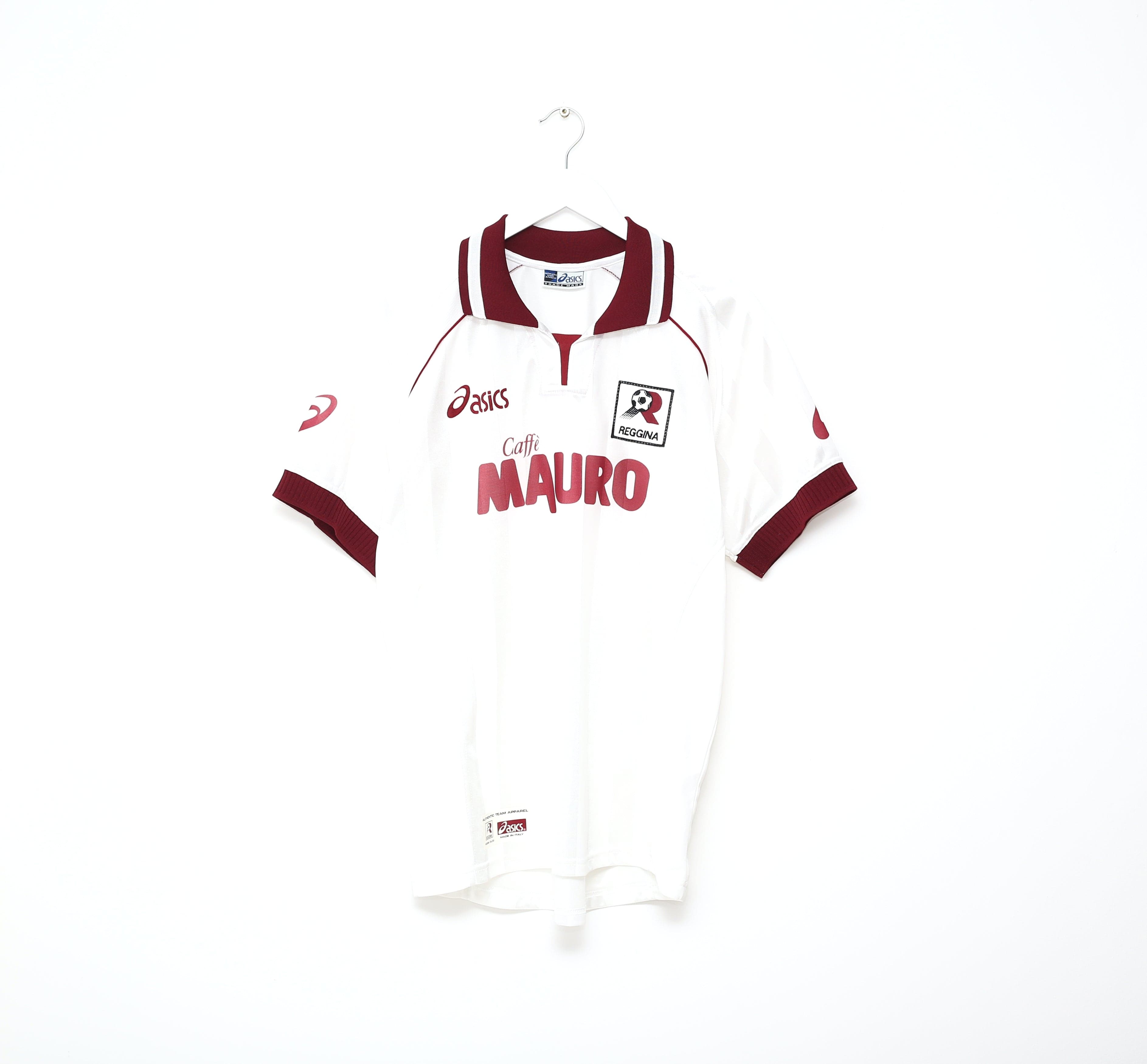 asics REGGINA サッカーシャツ 2002/03 NAKAMURA Reggina Vintage Asics Home Football Shirt