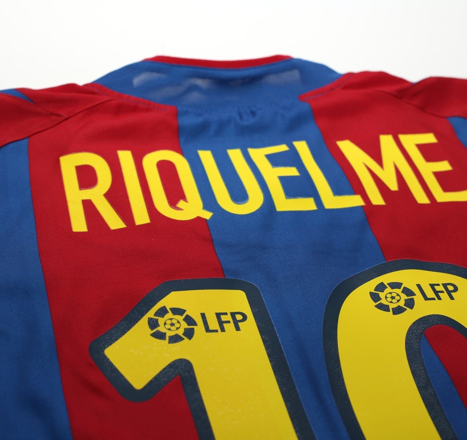 2002/03 RIQUELME #10 Barcelona Vintage Nike Football Shirt (L) Player Issue Spec