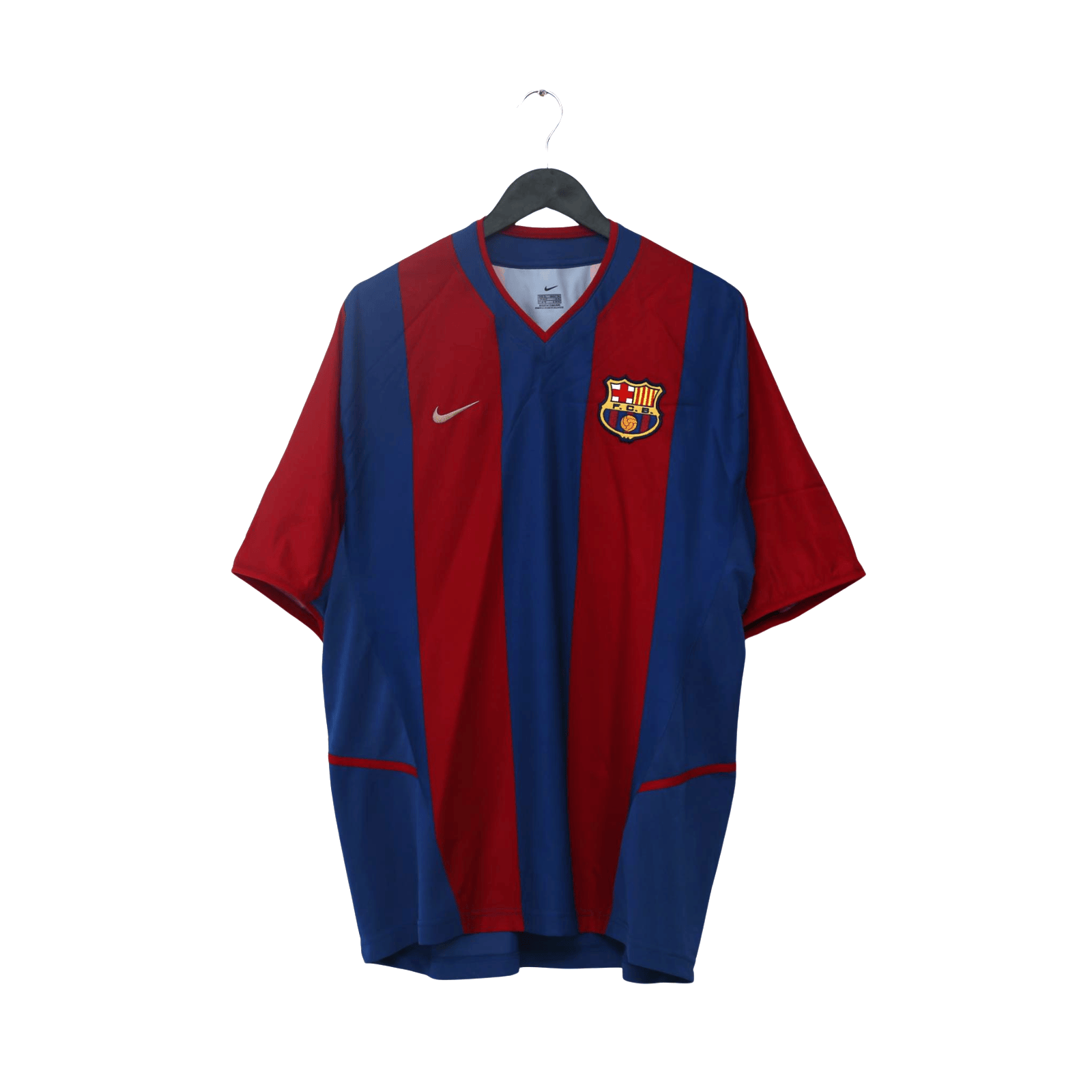 2002/03 Riquelme #10 Barcelona Vintage Nike Home Football Shirt (XL)