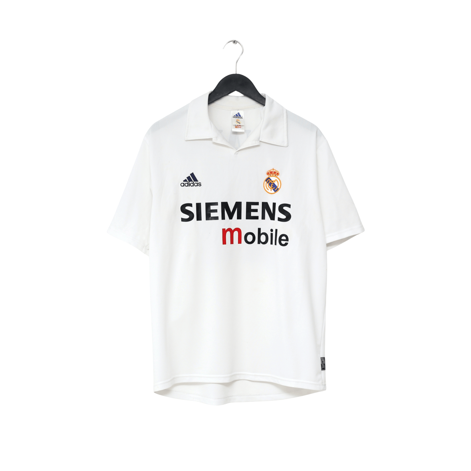 2002/03 Ronaldo #11 Real Madrid Vintage adidas Centenary Home Football Shirt (M)