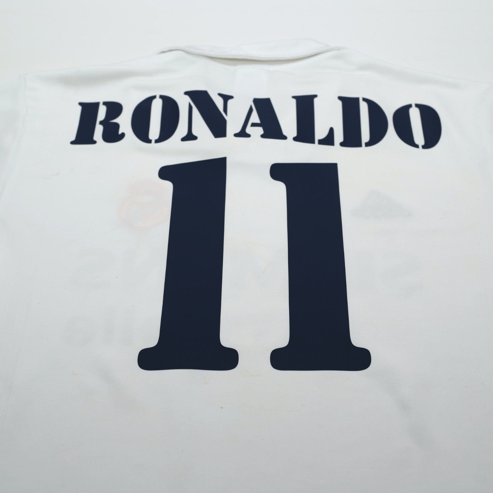 2002/03 Ronaldo #11 Real Madrid Vintage adidas Centenary Home Football Shirt (M)
