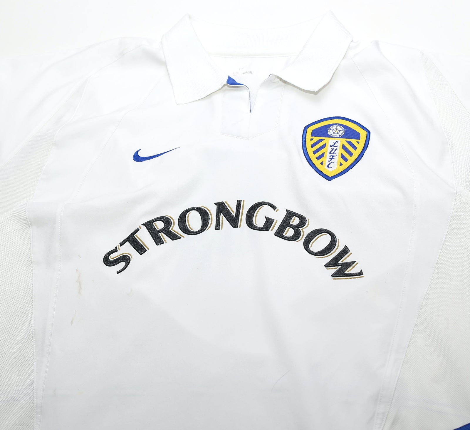 2002/03 VIDUKA #9 Leeds United Home Nike Football Shirt (L)