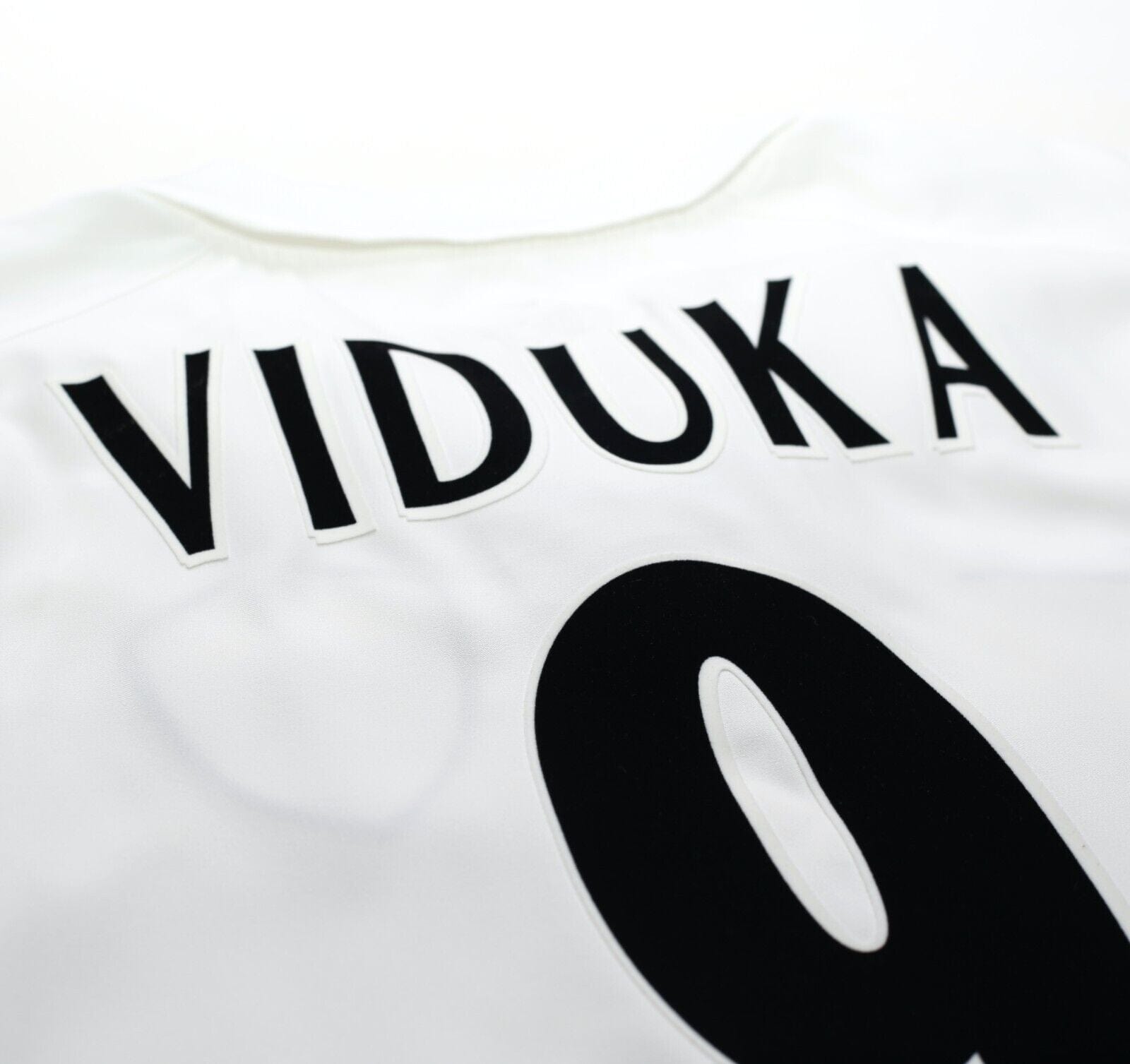 2002/03 VIDUKA #9 Leeds United Vintage Nike Home Football Shirt Jersey (L)