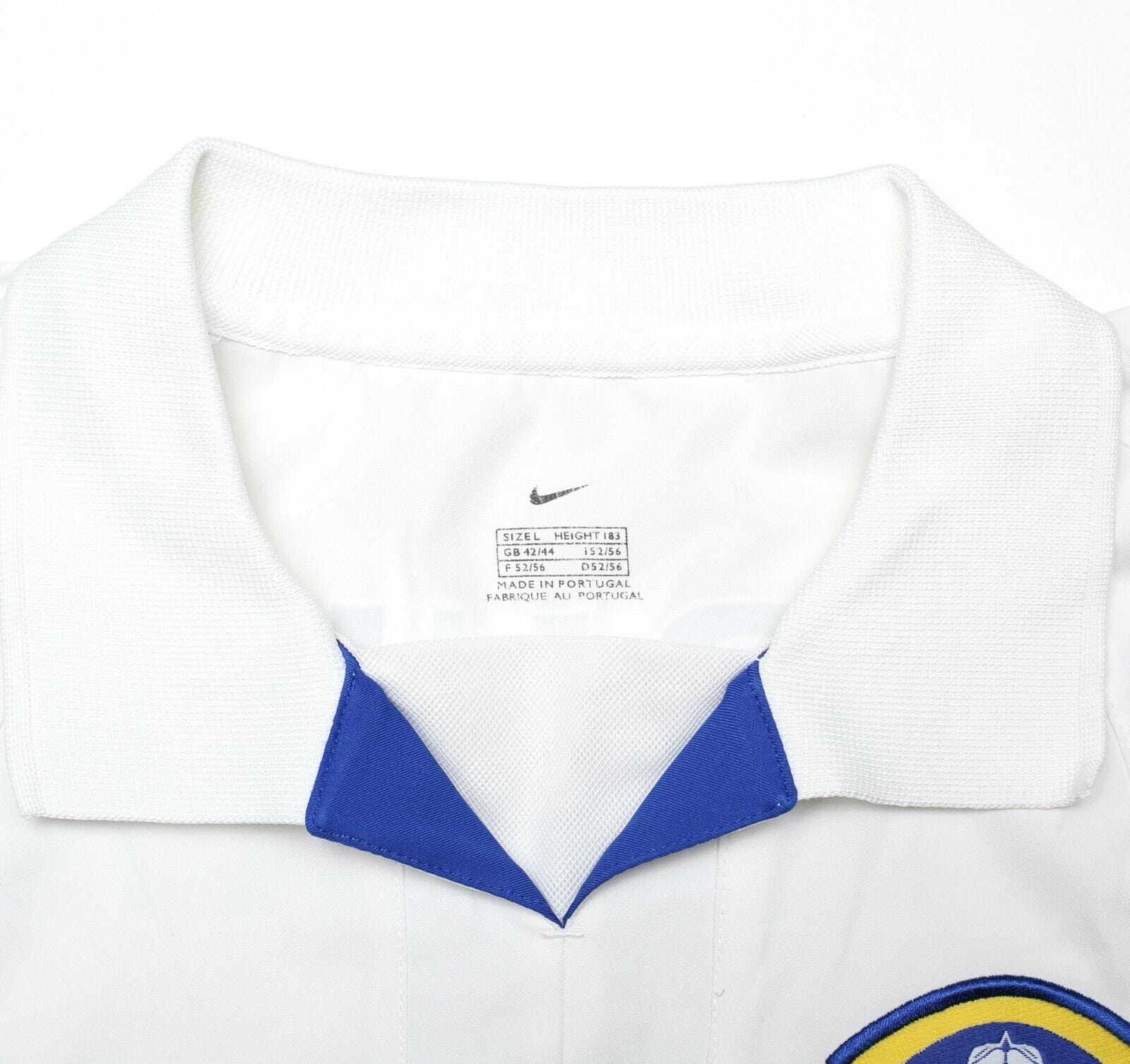 2002/03 VIDUKA #9 Leeds United Vintage Nike Home Football Shirt Jersey (L)