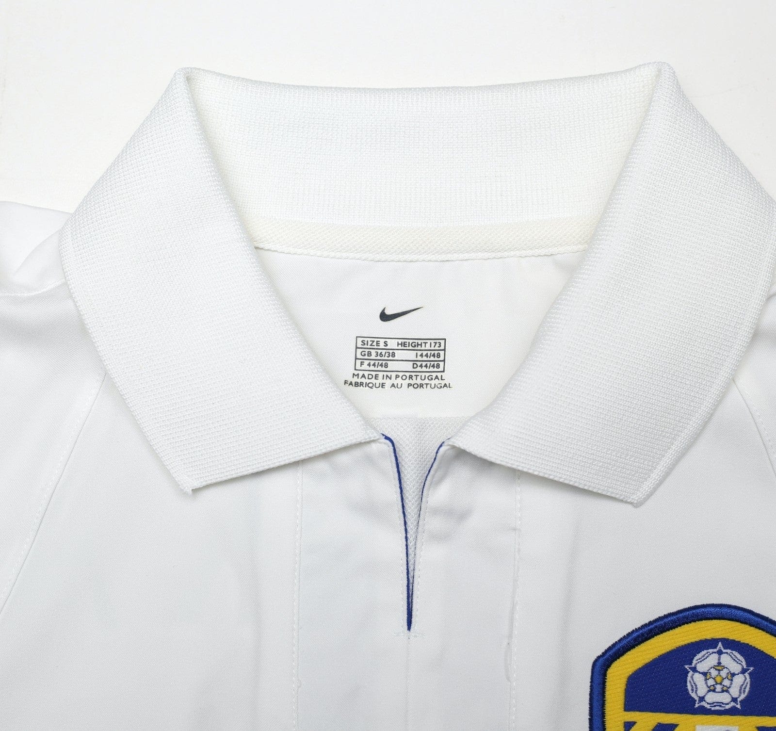 2002/03 VIDUKA #9 Leeds United Vintage Nike Home Football Shirt (S)