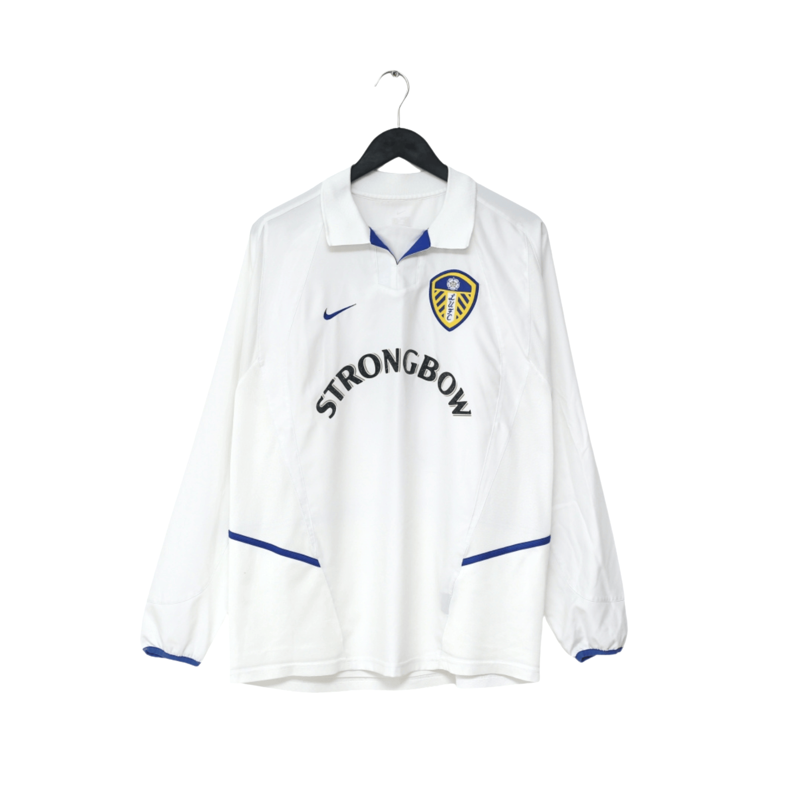 2002/03 Viduka #9 Leeds United Vintage Nike L/S Home Football Shirt (L)