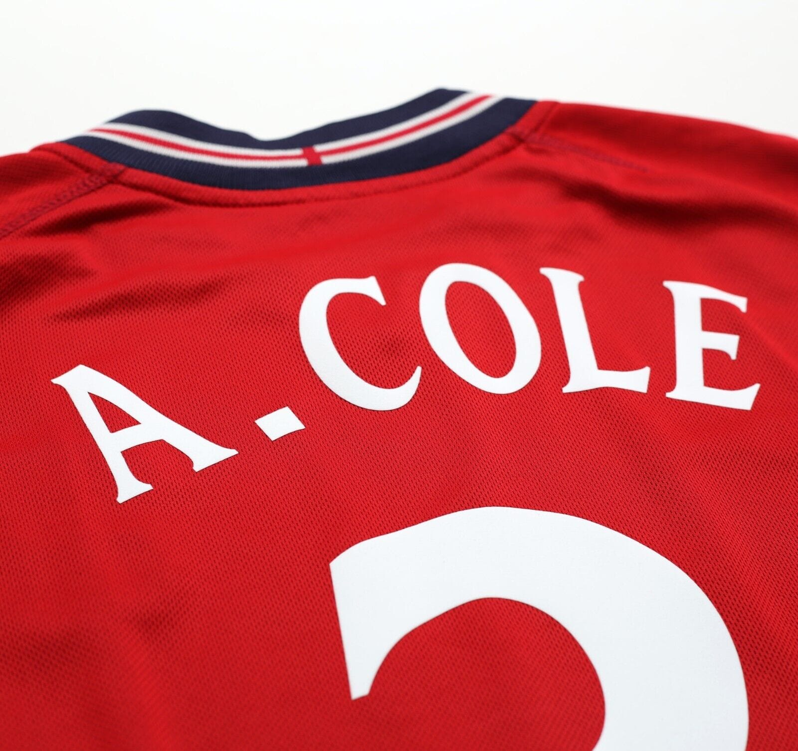 2002/04 A. COLE #3 England Vintage Umbro Away Football Shirt (XL) Argentina WC