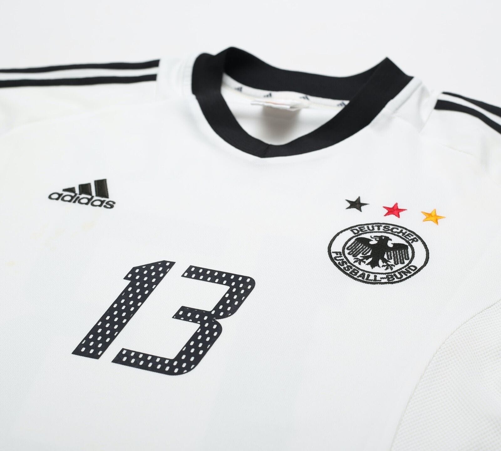 2002/04 BALLACK #13 Germany Vintage adidas Home Football Shirt (XL) WC 2002