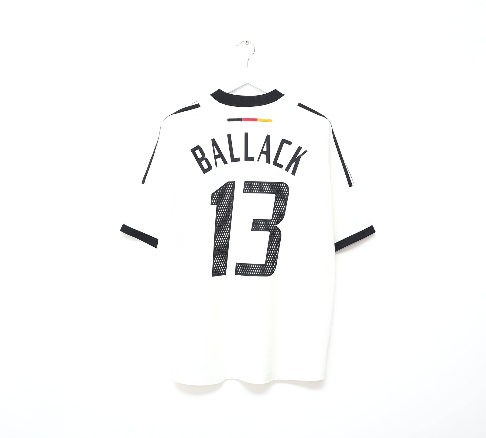 2002/04 BALLACK #13 Germany Vintage adidas Home Football Shirt (XL) WC 2002