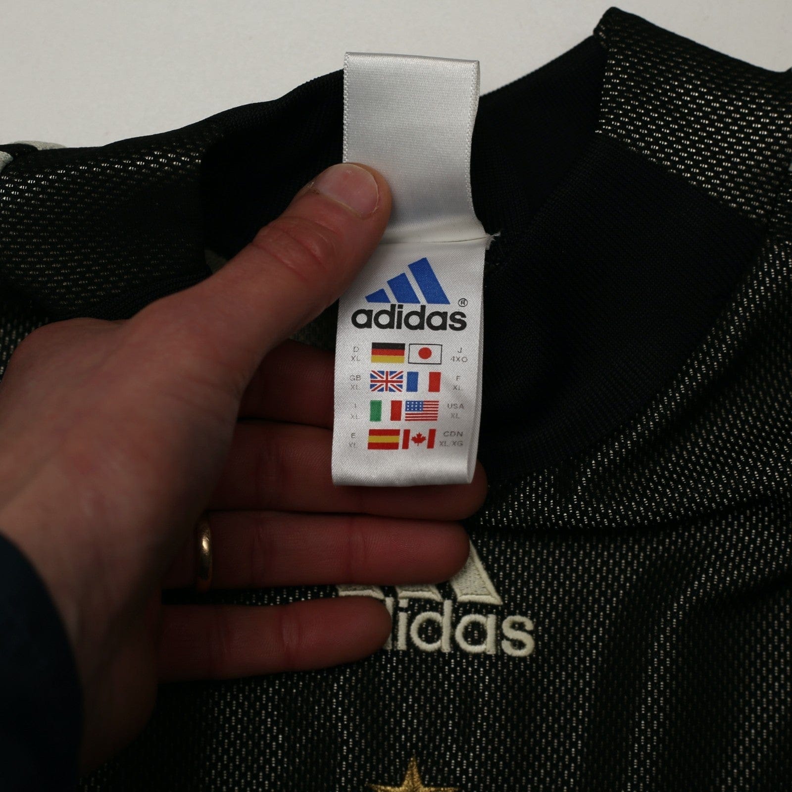 2002/04 Barthez #16 France Vintage adidas GK Football Shirt (XL) WC 2002