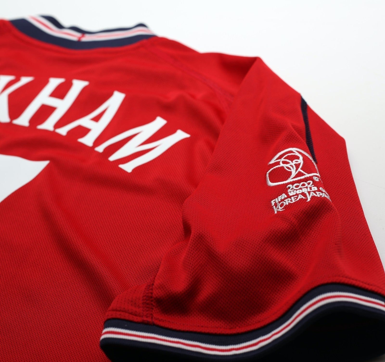 2002/04 BECKHAM #7 England Vintage Umbro Away Football Shirt (XL) Argentina WC