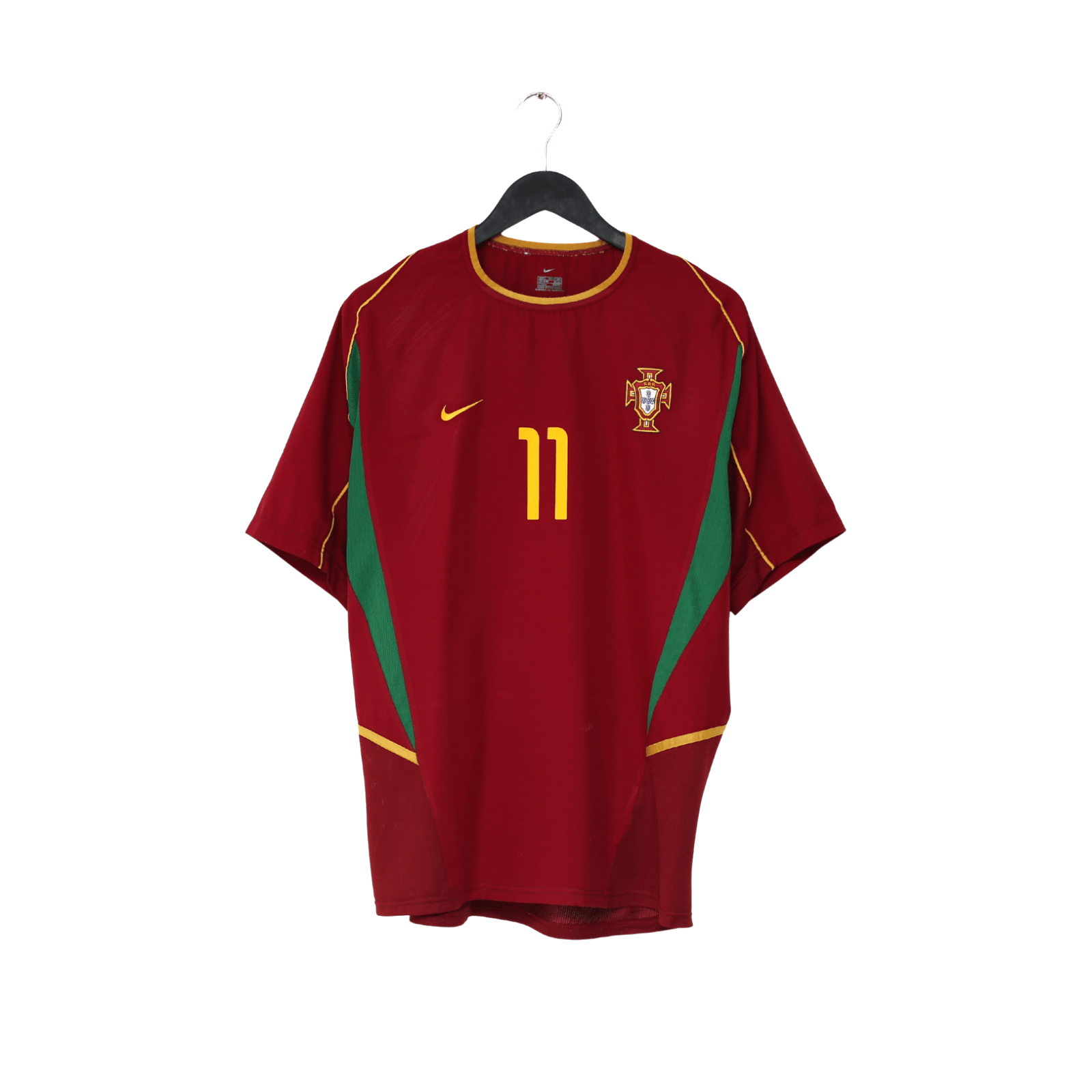 2002/04 C. RONALDO #11 Portugal Vintage Nike Home Football Shirt (L)