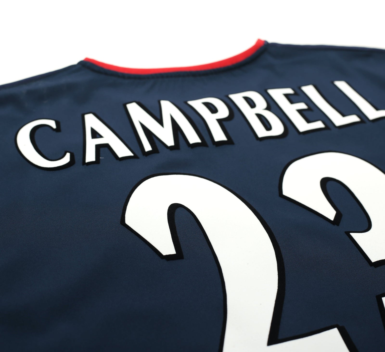 2002/04 CAMPBELL #23 Arsenal Vintage Nike Away Football Shirt Jersey (XL)