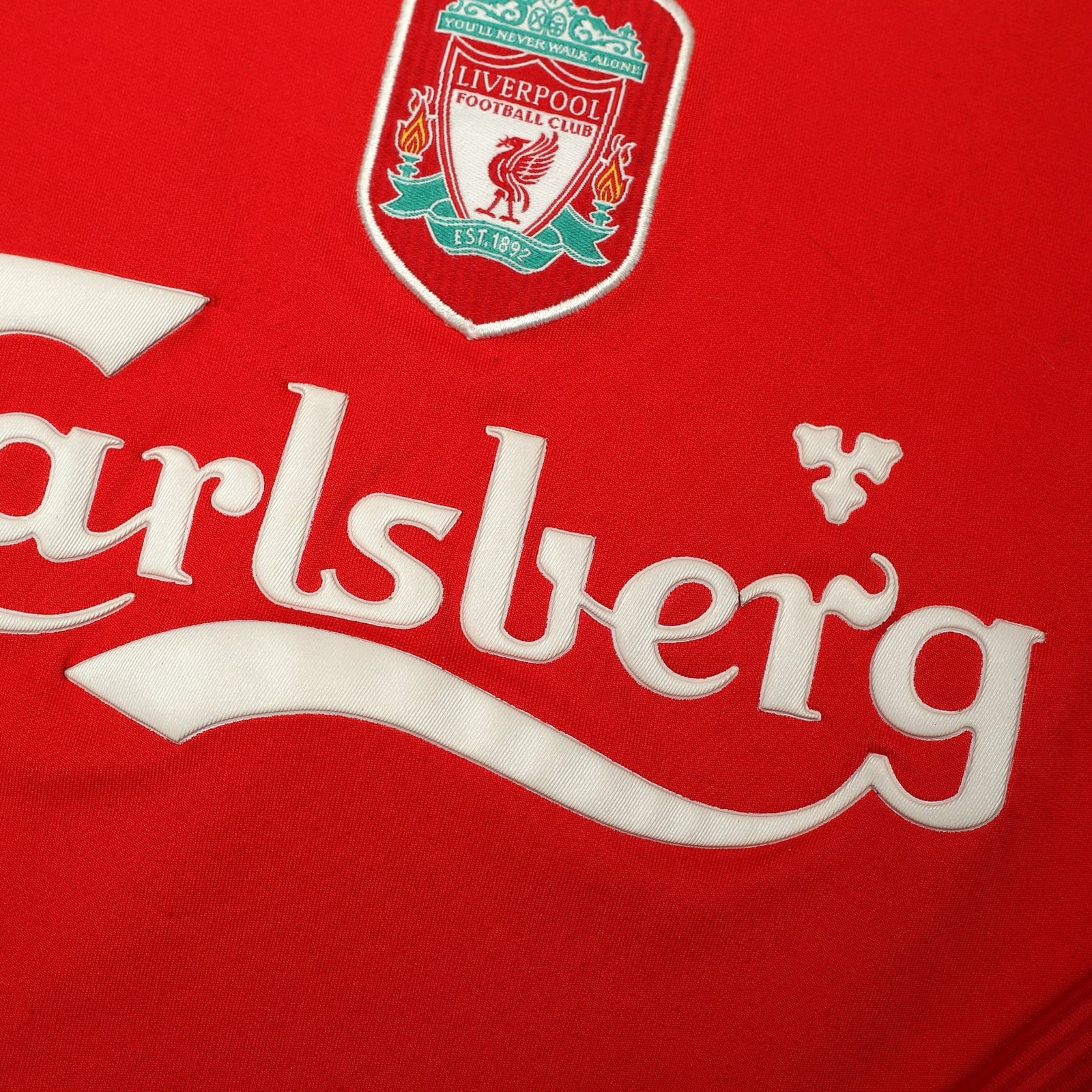 2002/04 Gerrard #17 Liverpool Vintage Reebok Home LS Football Shirt (L)