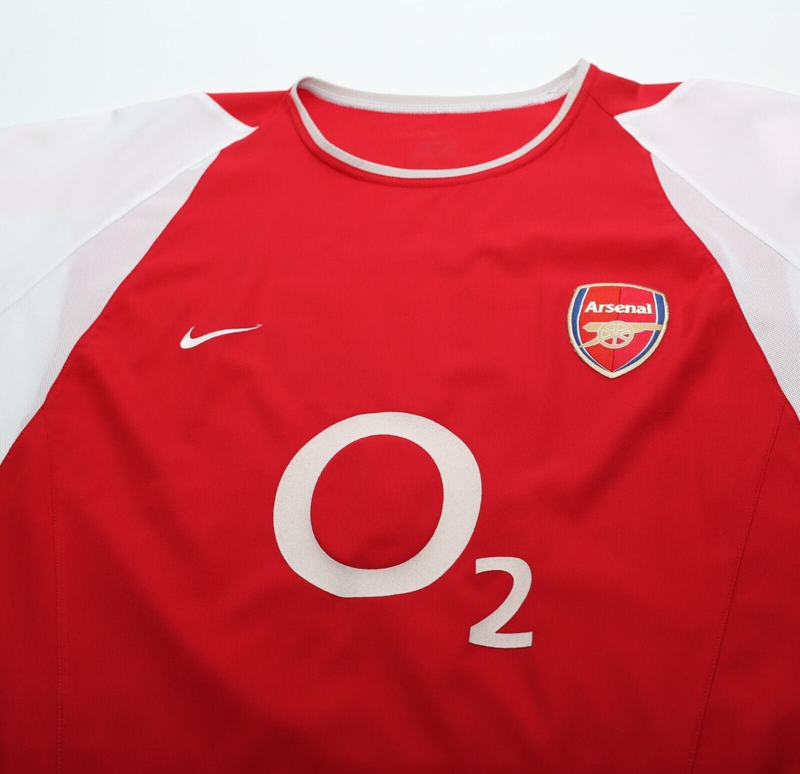 2002/04 HENRY #14 Arsenal Vintage Nike Home Football Shirt Jersey (XL)