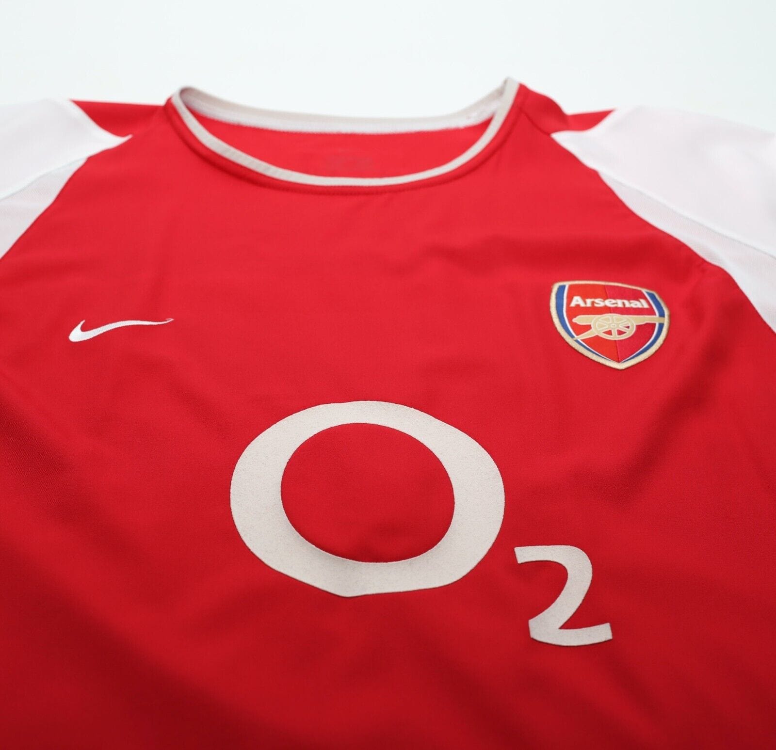 2002/04 HENRY #14 Arsenal Vintage Nike Home Football Shirt Jersey (XL)