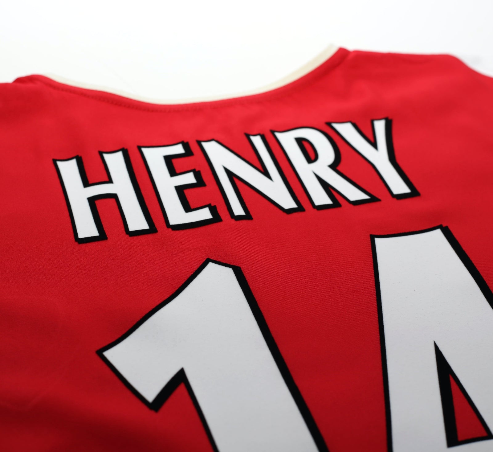 2002/04 HENRY #14 Arsenal Vintage Nike Home Football Shirt Jersey (XL)