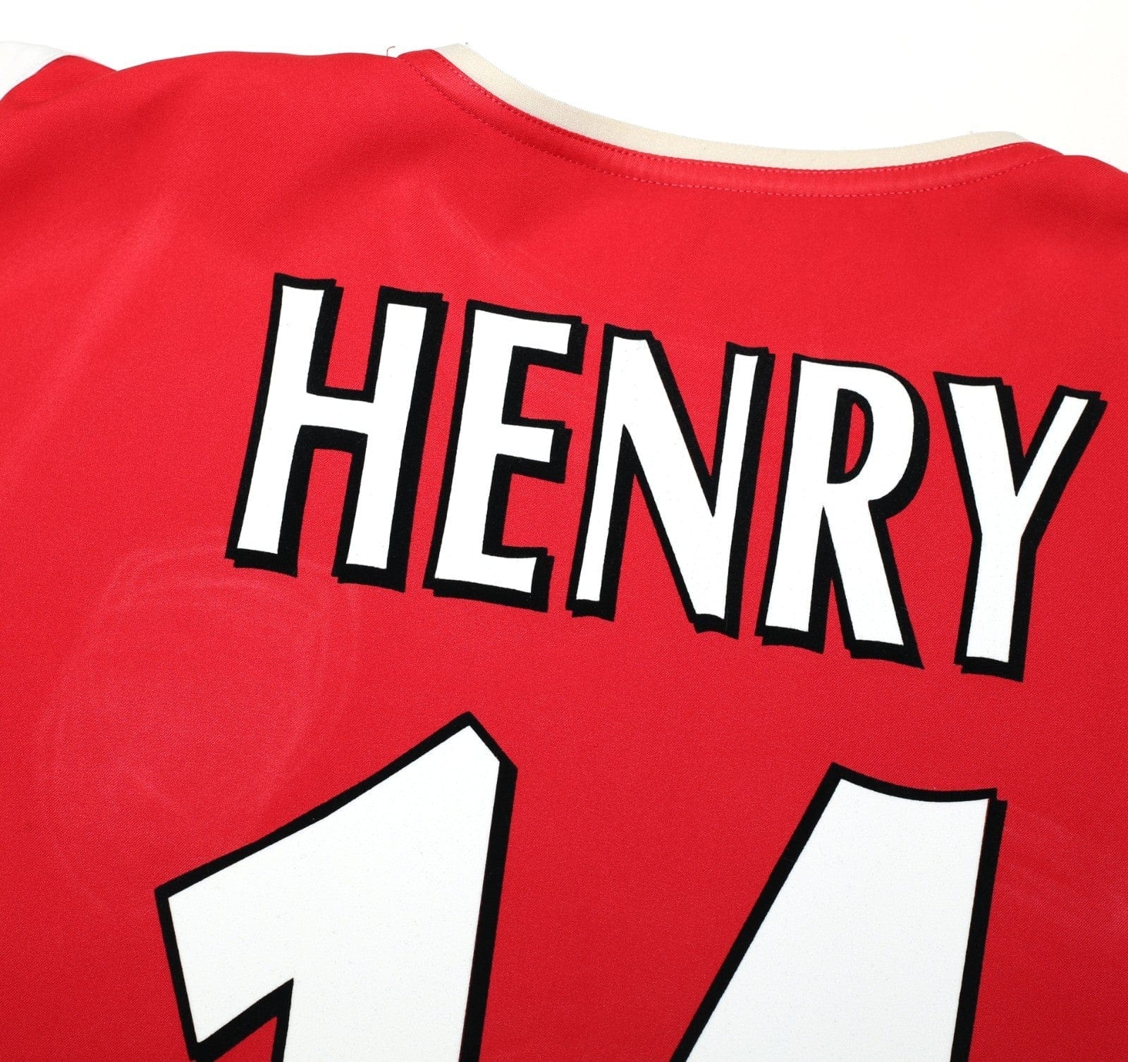 2002/04 HENRY #14 Arsenal Vintage Nike Home Football Shirt (L)