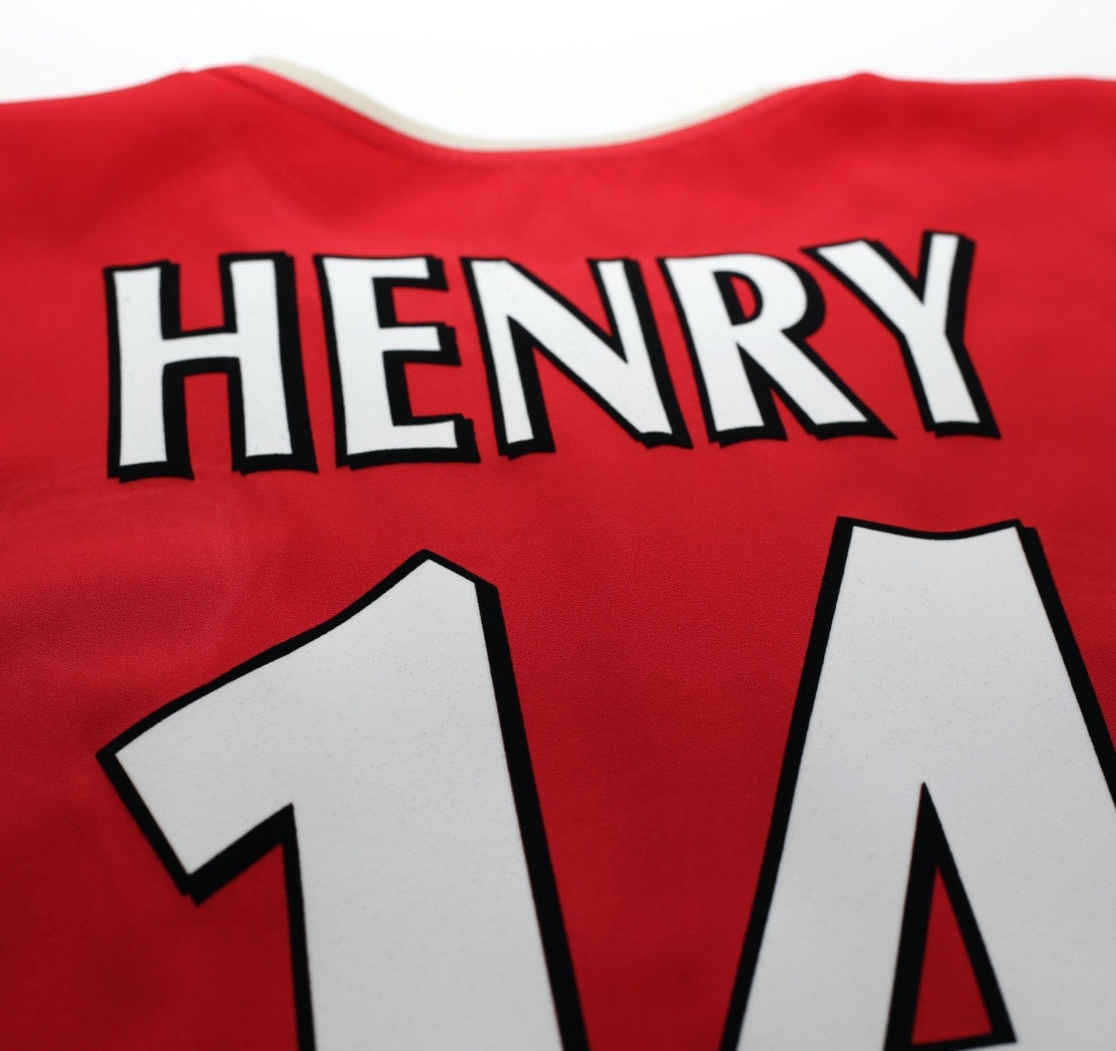 2002/04 HENRY #14 Arsenal Vintage Nike Home Football Shirt (L)