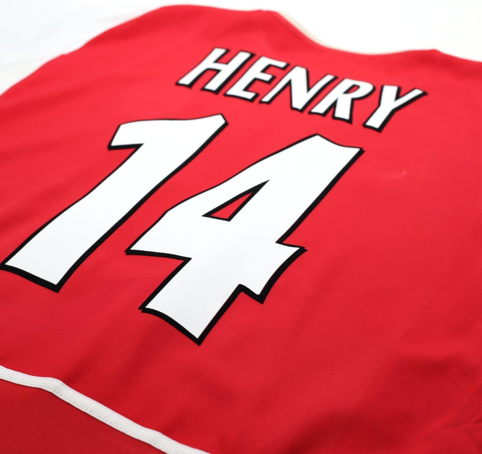 2002/04 HENRY #14 Arsenal Vintage Nike Home Football Shirt (L)