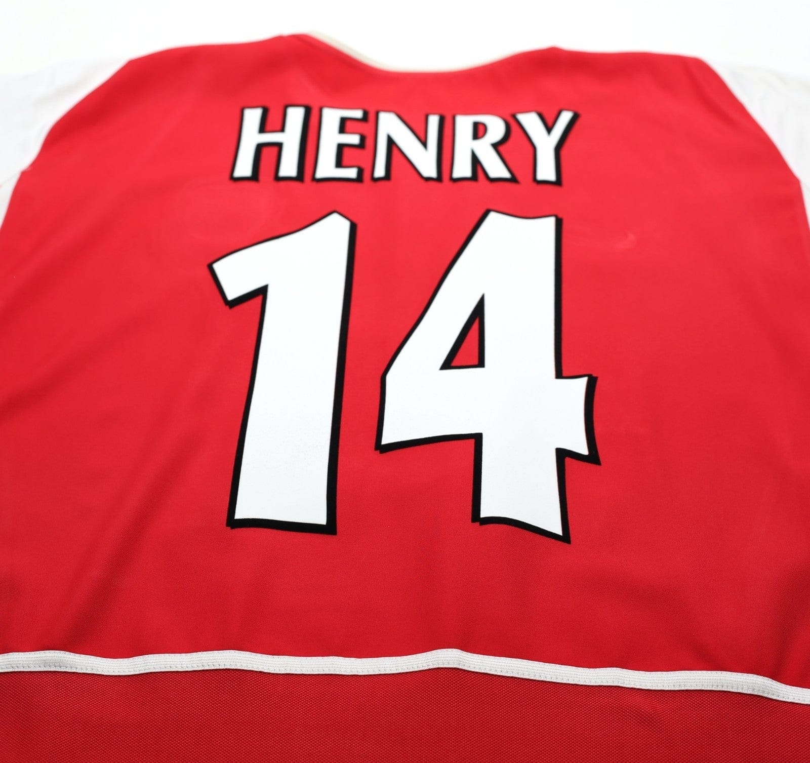 2002/04 HENRY #14 Arsenal Vintage Nike Home Football Shirt (L)