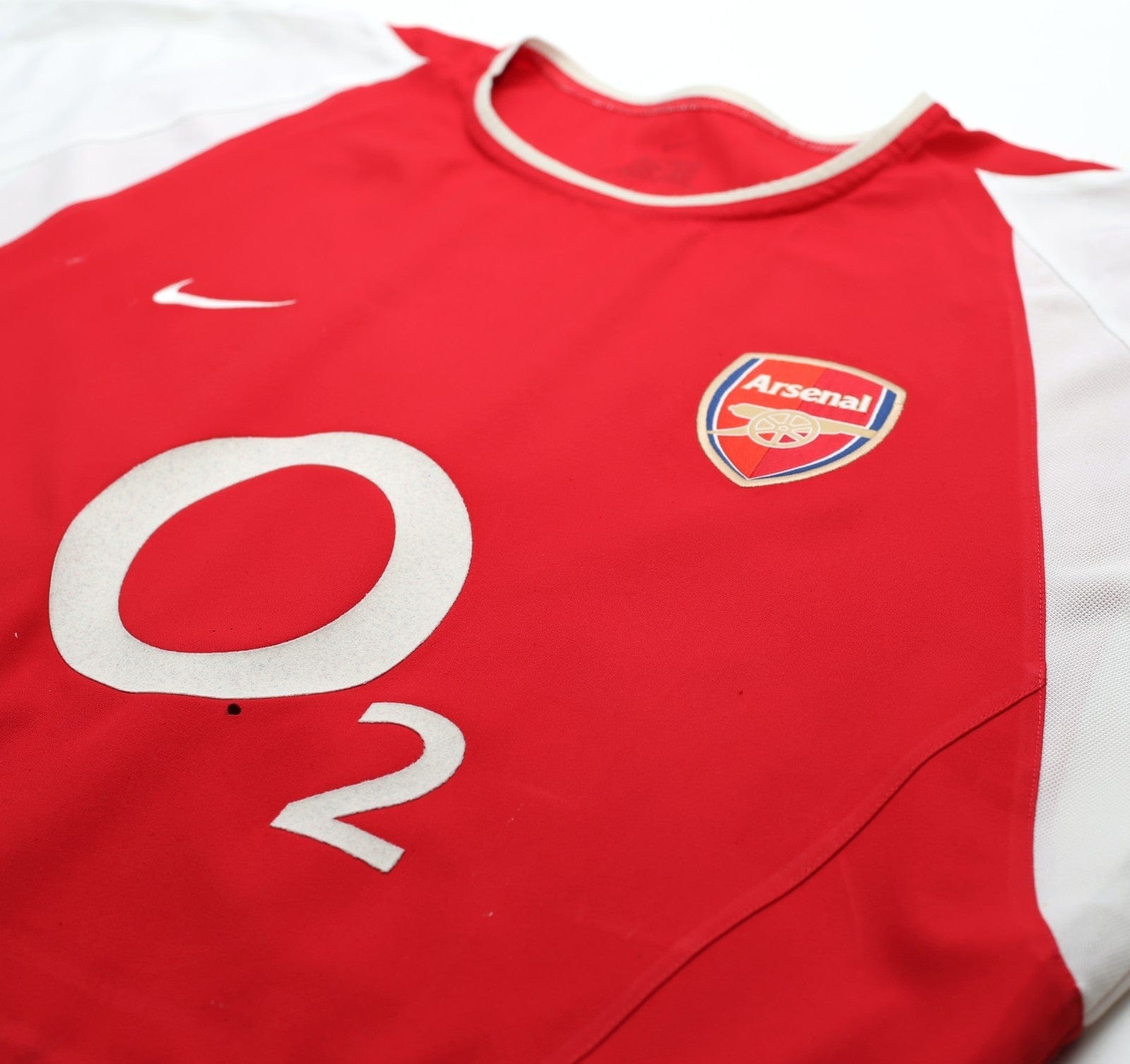 2002/04 HENRY #14 Arsenal Vintage Nike Home Football Shirt (L)