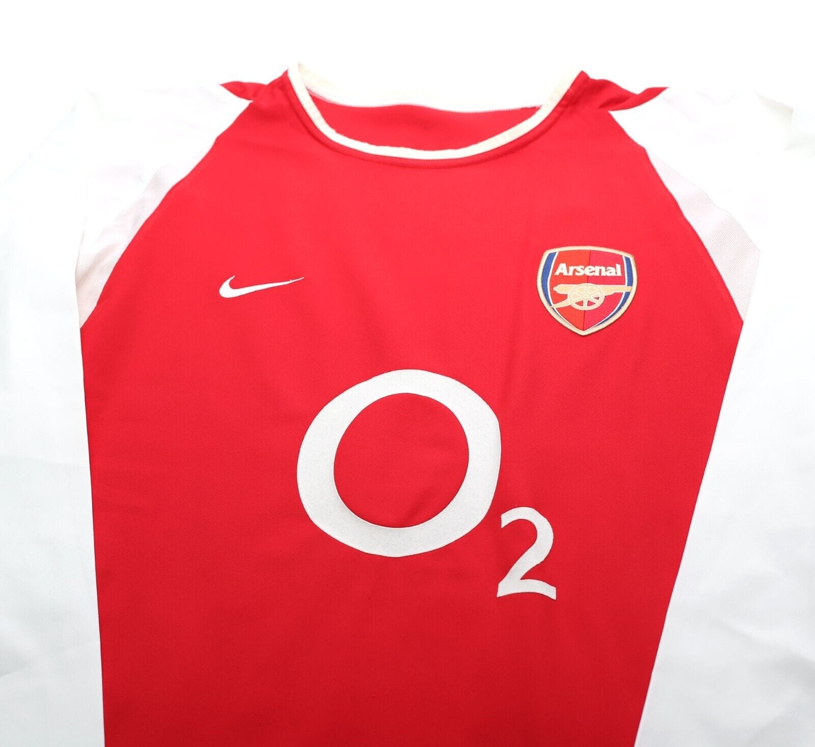 2002/04 HENRY #14 Arsenal Vintage Nike UCL Home LS Football Shirt Jersey (L)