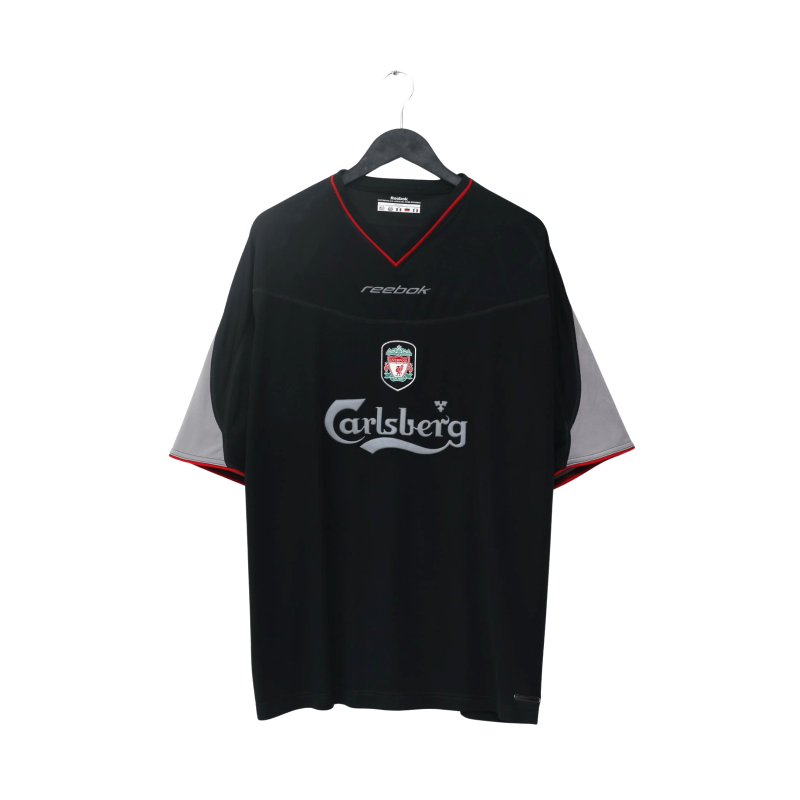 2002/04 Heskey #8 Liverpool Vintage Reebok Away Football Shirt (XL)