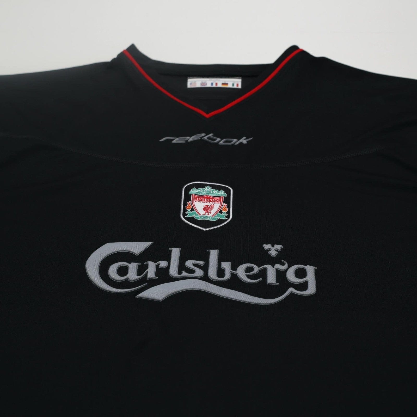 2002/04 Heskey #8 Liverpool Vintage Reebok Away Football Shirt (XL)