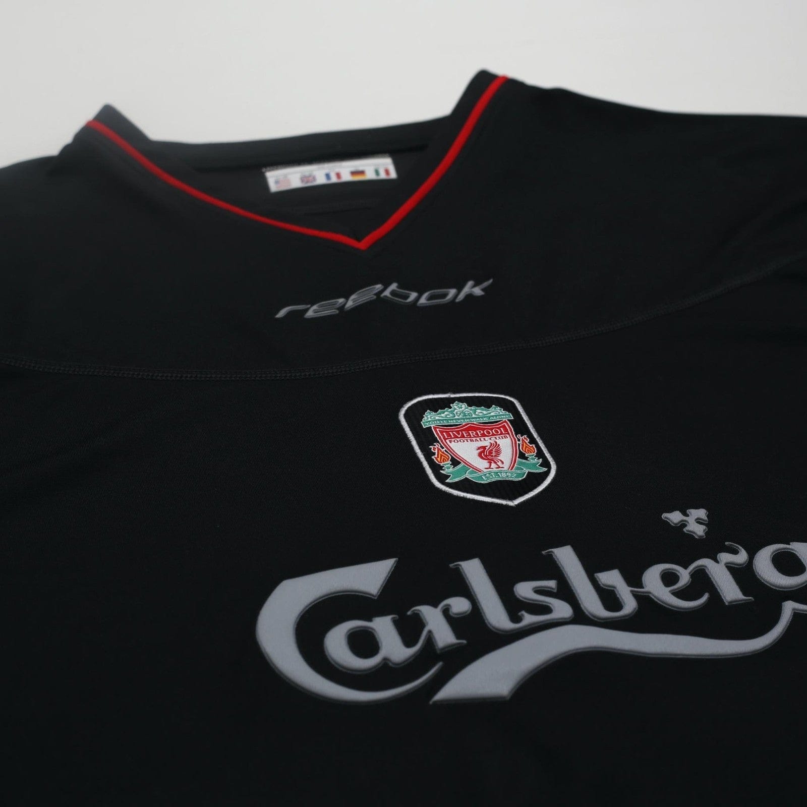 2002/04 Heskey #8 Liverpool Vintage Reebok Away Football Shirt (XL)