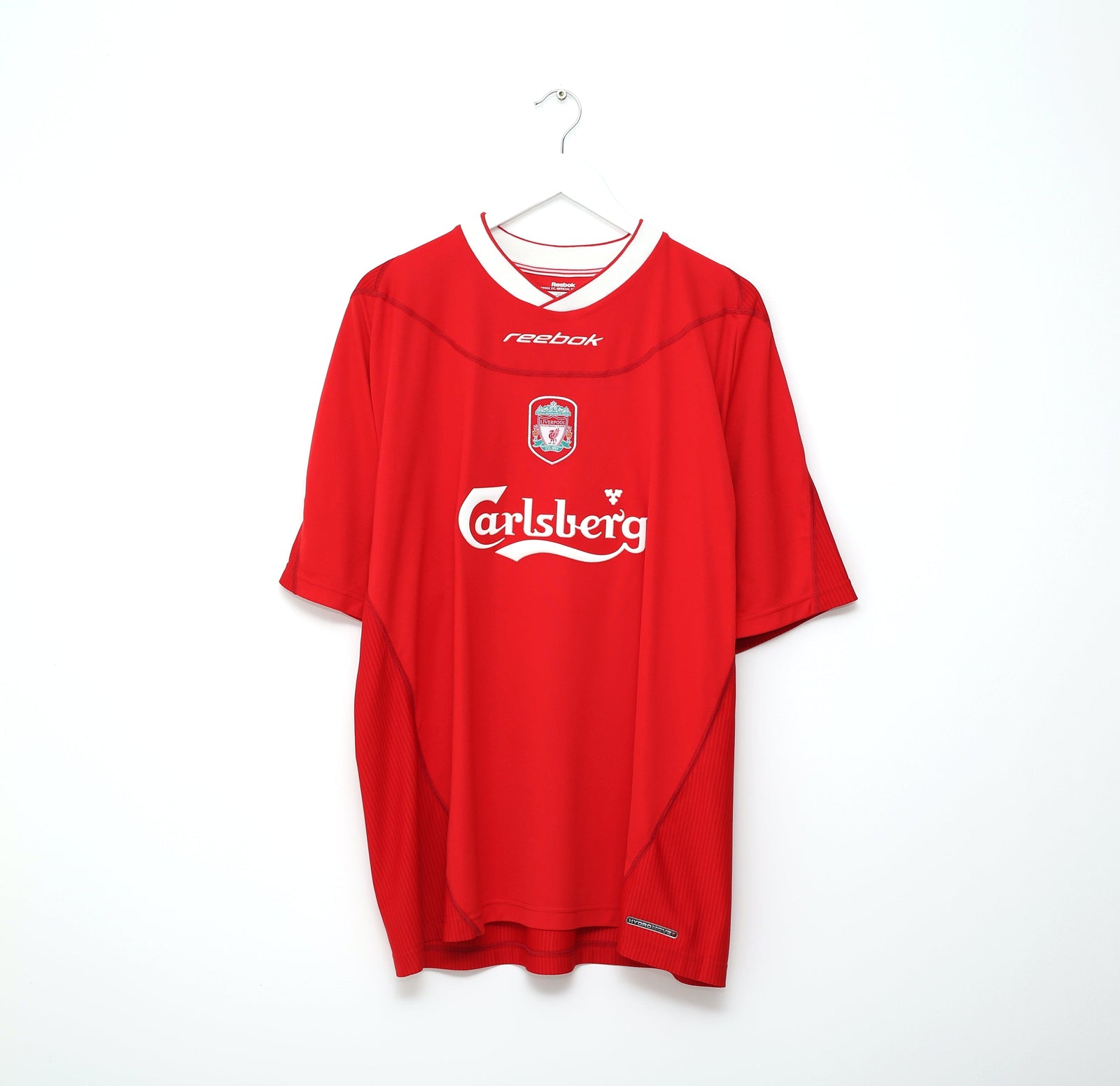 2002/04 KEWELL #7 Liverpool Vintage Reebok Home Football Shirt Jersey (XL)