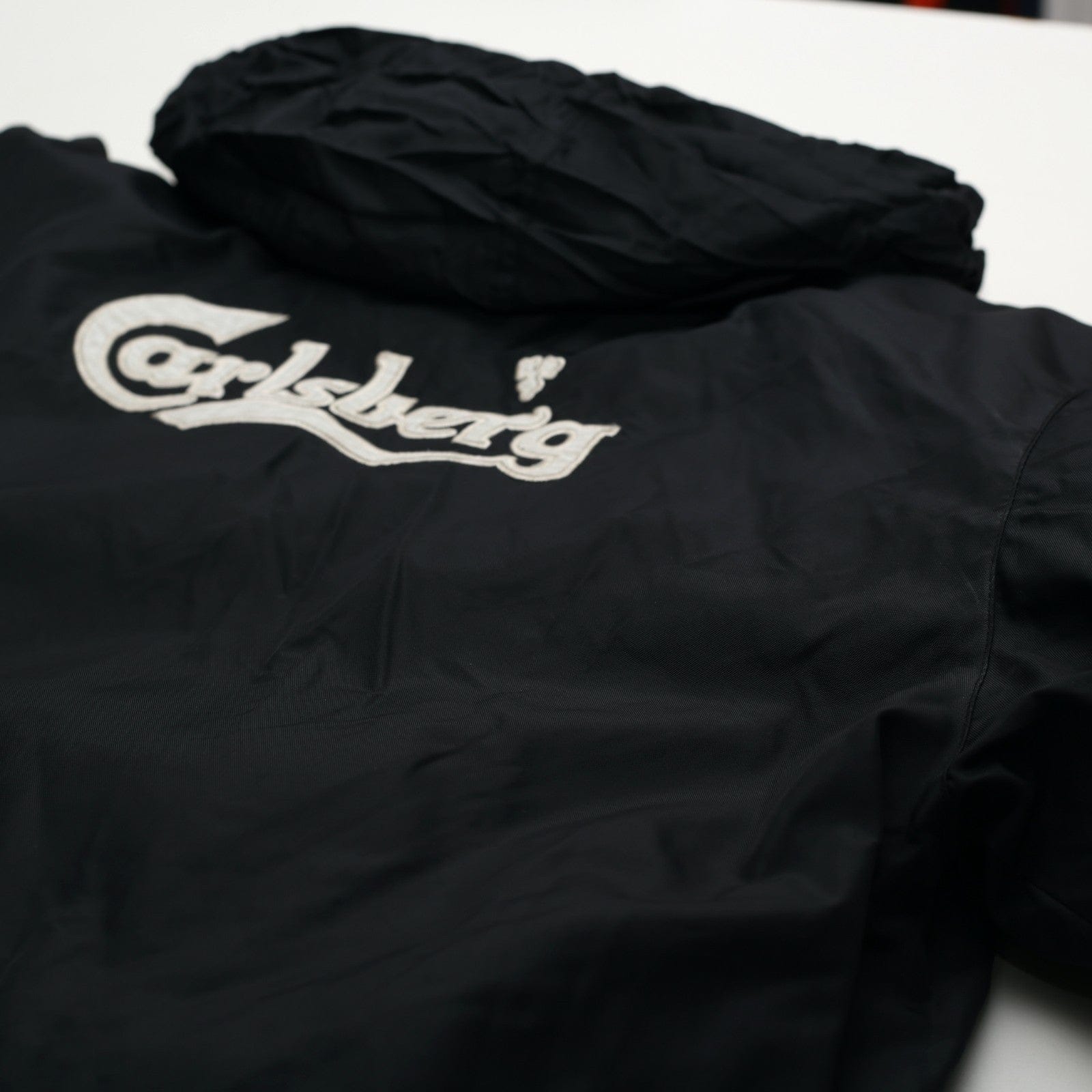 2002/04 Liverpool Vintage Reebok Padded Football Bench Coat Jacket (S/M)