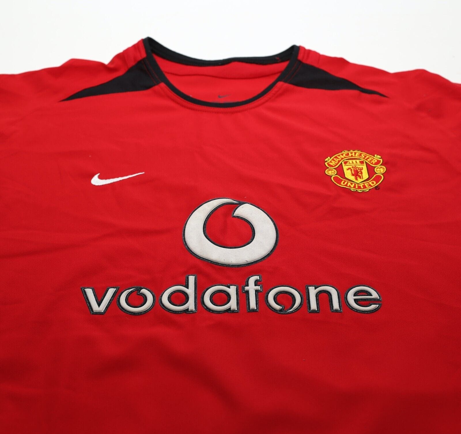 2002/04 RONALDO #7 Manchester United Vintage Nike Home Football Shirt (L)